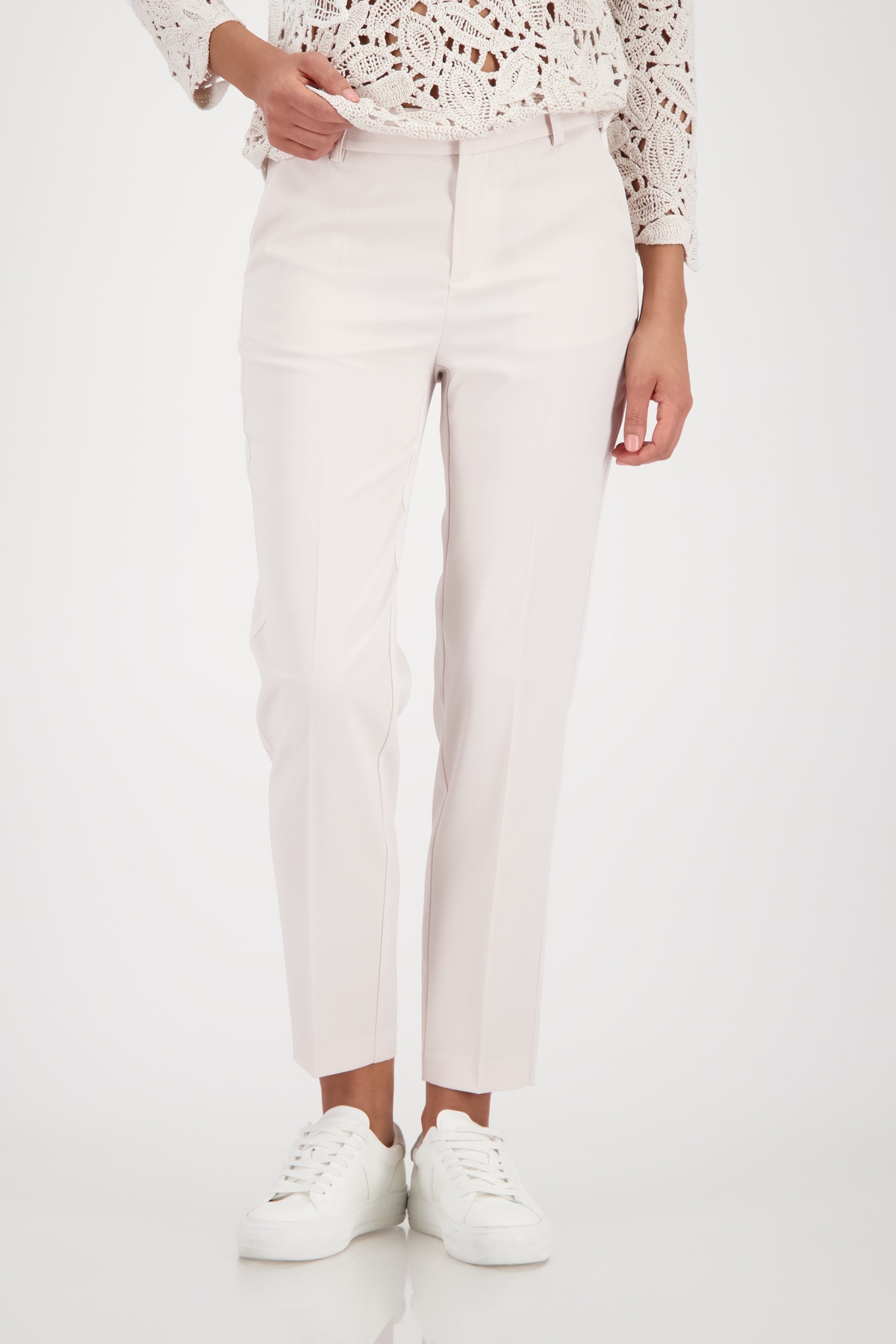 Image of Monari Bügelfaltenhose "Hose Satin70cm" Regular fit mit Bügelfalten