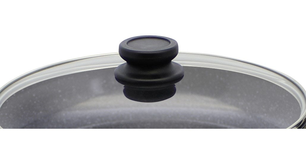 Elo Schmorpfanne »mit Glasdeckel 28cm«, Aluminiumguss, (1 tlg.), Induktion, Ø 28 cm