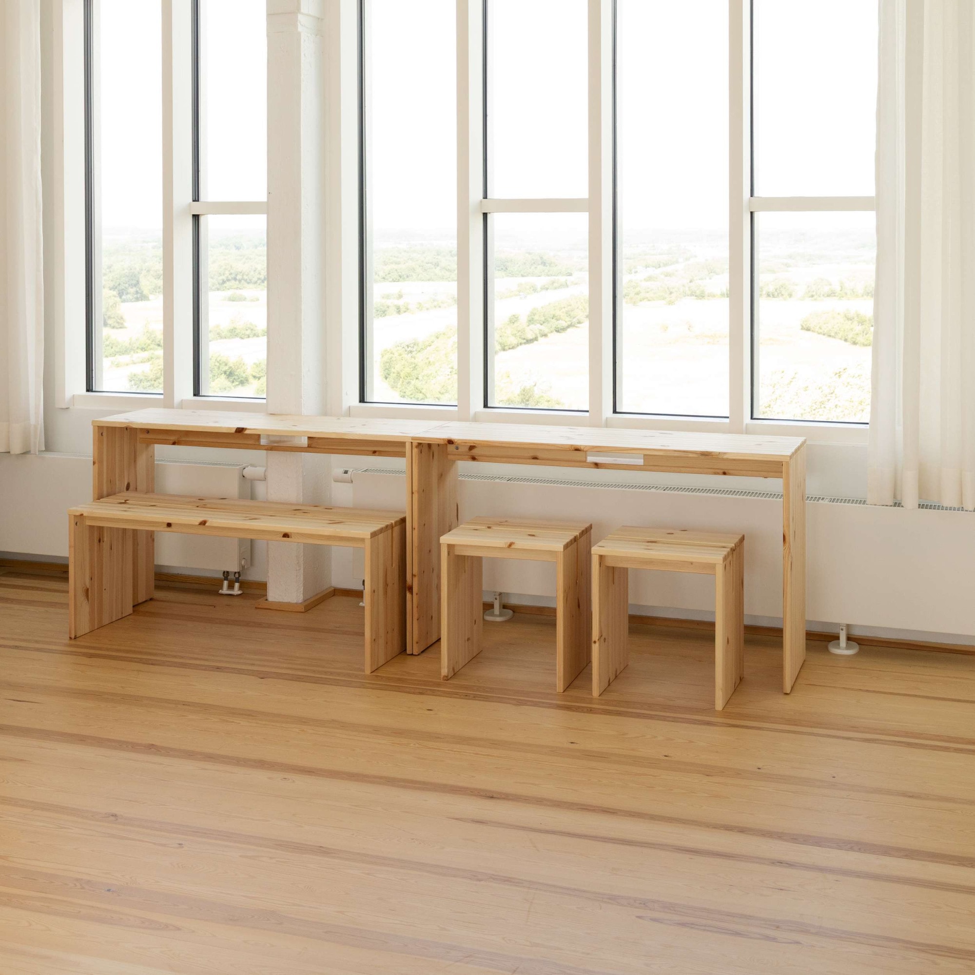 Karup Design Sitzhocker »Join-In Stool, Hocker, Sitzhocker, Beistelltisch, aus FSC®-Massivholz« minimalistisches Design, langlebig, flexibel, vielseitig éinsetzbar