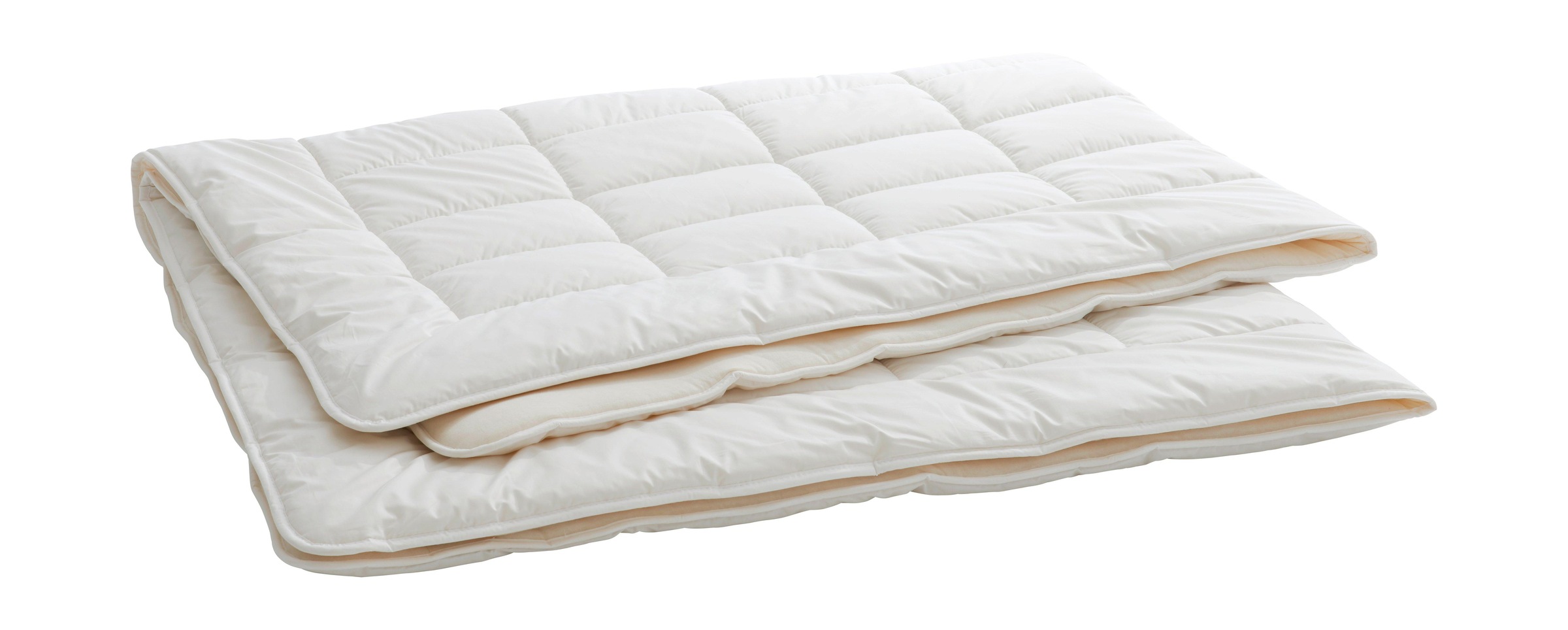 Image of billerbeck Naturhaarbettdecke »Organic Lana Uno«, leicht, Füllung 100% Schafschurwolle aus kontrolliert biologischer Tierhaltung, Bezug Oberseite: 100% Baumwolle Soft-Batist, Unterseite: Jersey aus kontrolliert biologischem Anbau, (1 St.) bei Ackermann Ve