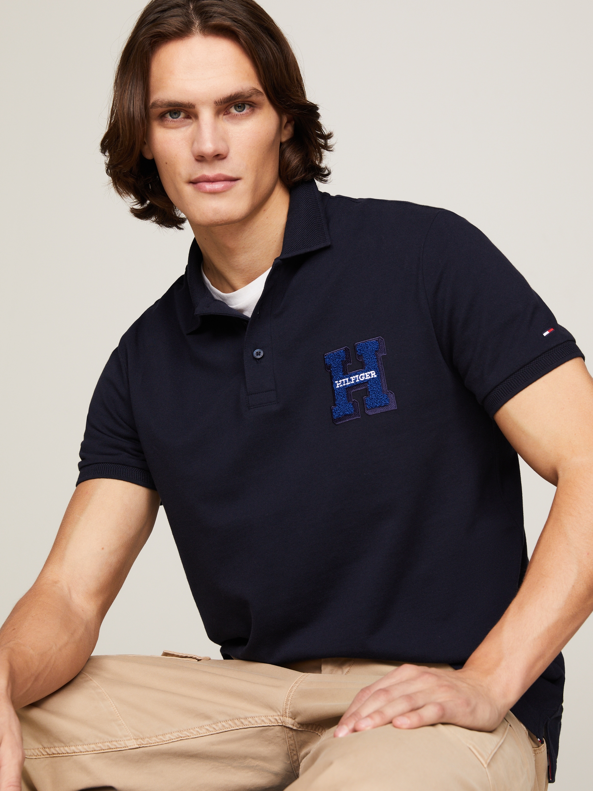 Tommy Hilfiger Poloshirt »BOUCLE H EMBRO REG POLO«