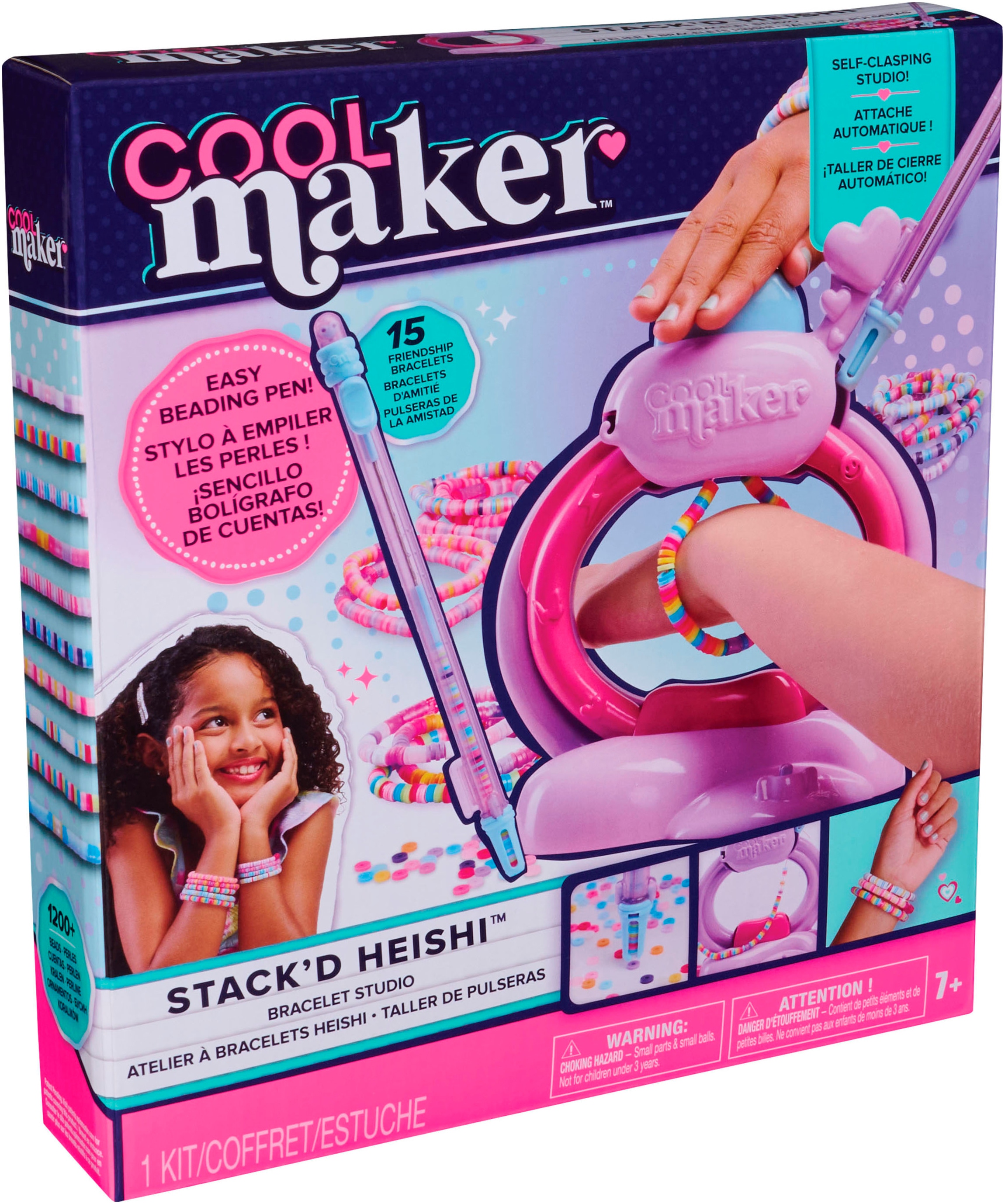 Spin Master Set créatif »Cool Maker Stack'd Heishi Armband Studio«