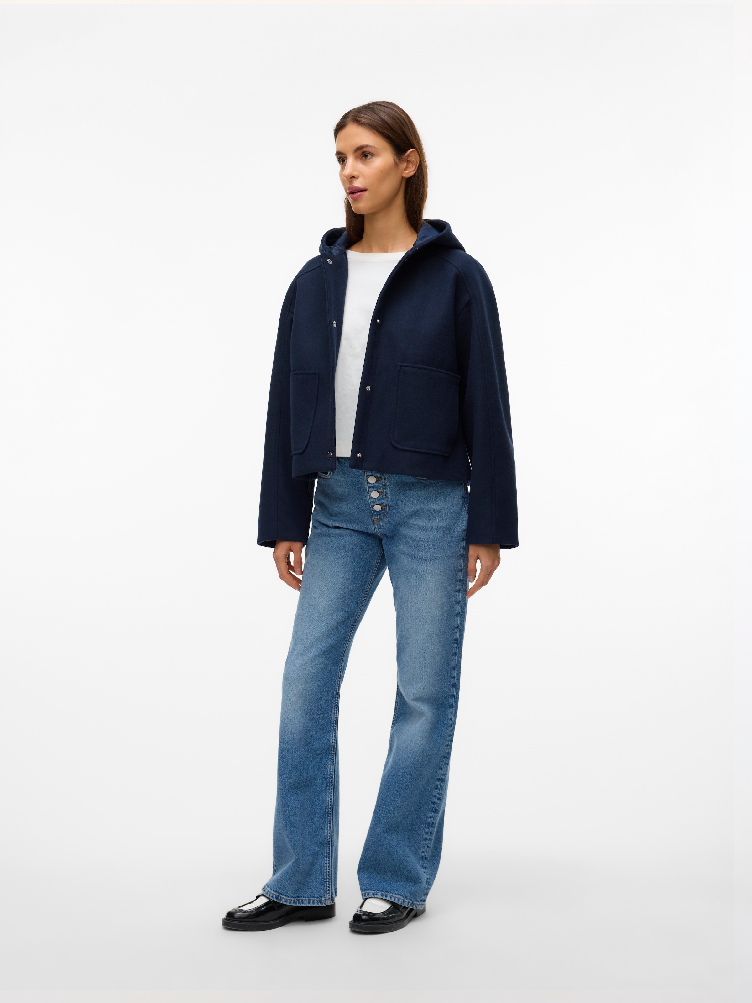 Vero Moda Kurzjacke »VMFORTUNEROME SHORT JACKET GA BOO«, mit Kapuze
