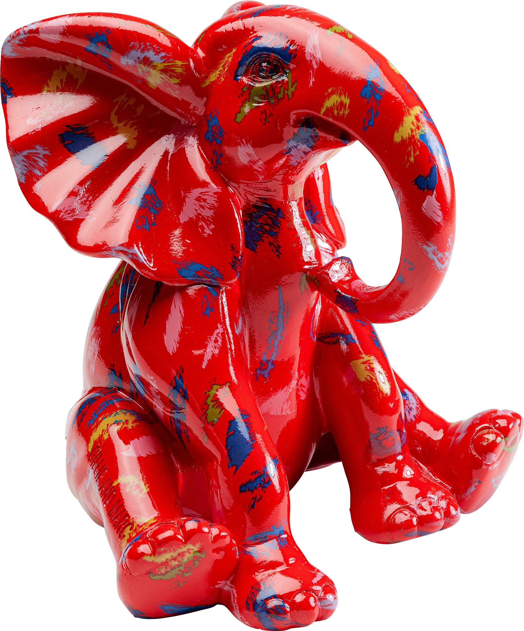 Kare Design Dekofigur »Deko Figur Elephant Dots Rot 18cm«