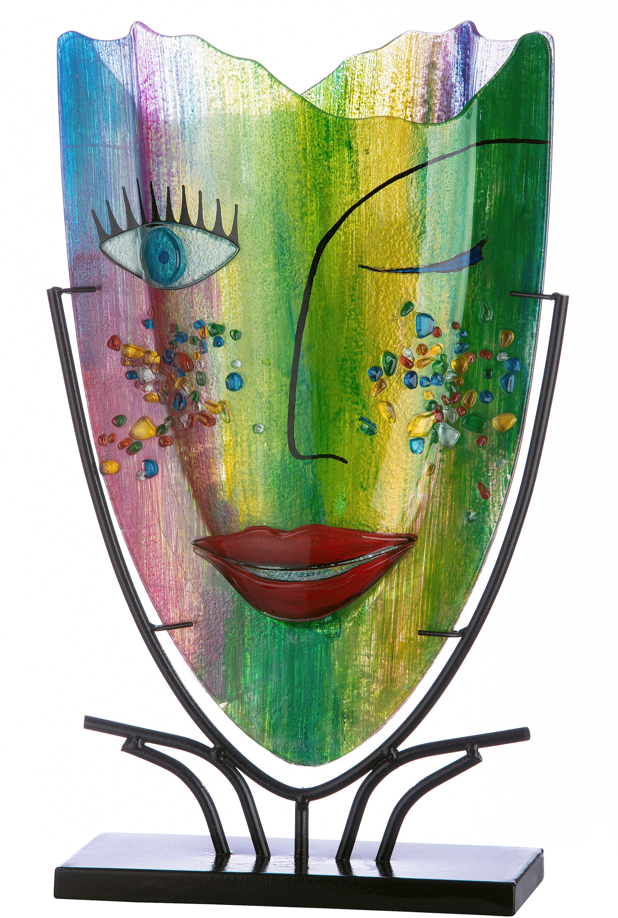 Image of Casablanca by Gilde Dekovase "Amour" Vase aus Glas