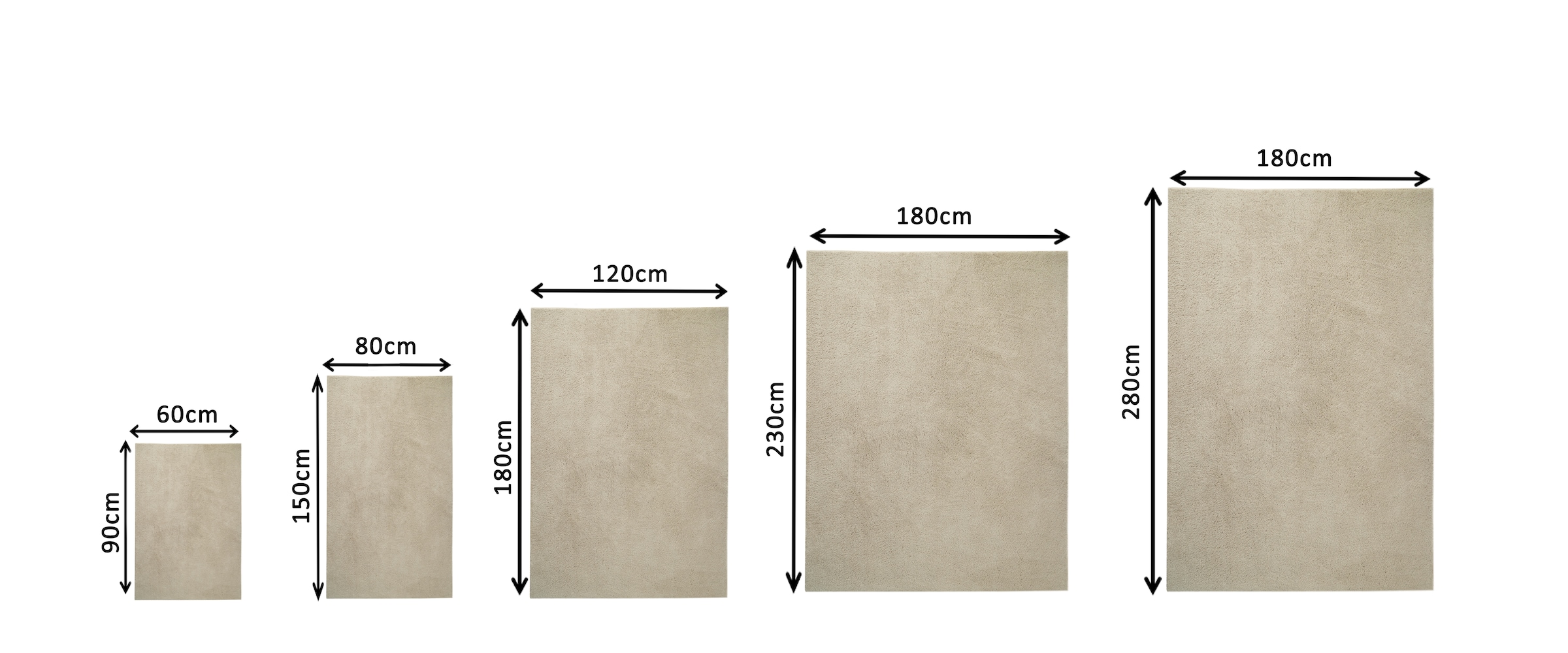 GOODproduct Tapis »Cali Shaggy« Rectangulaire 22 mm Höhe Couleurs unies, douillet & doux, lavable, salon, chambre