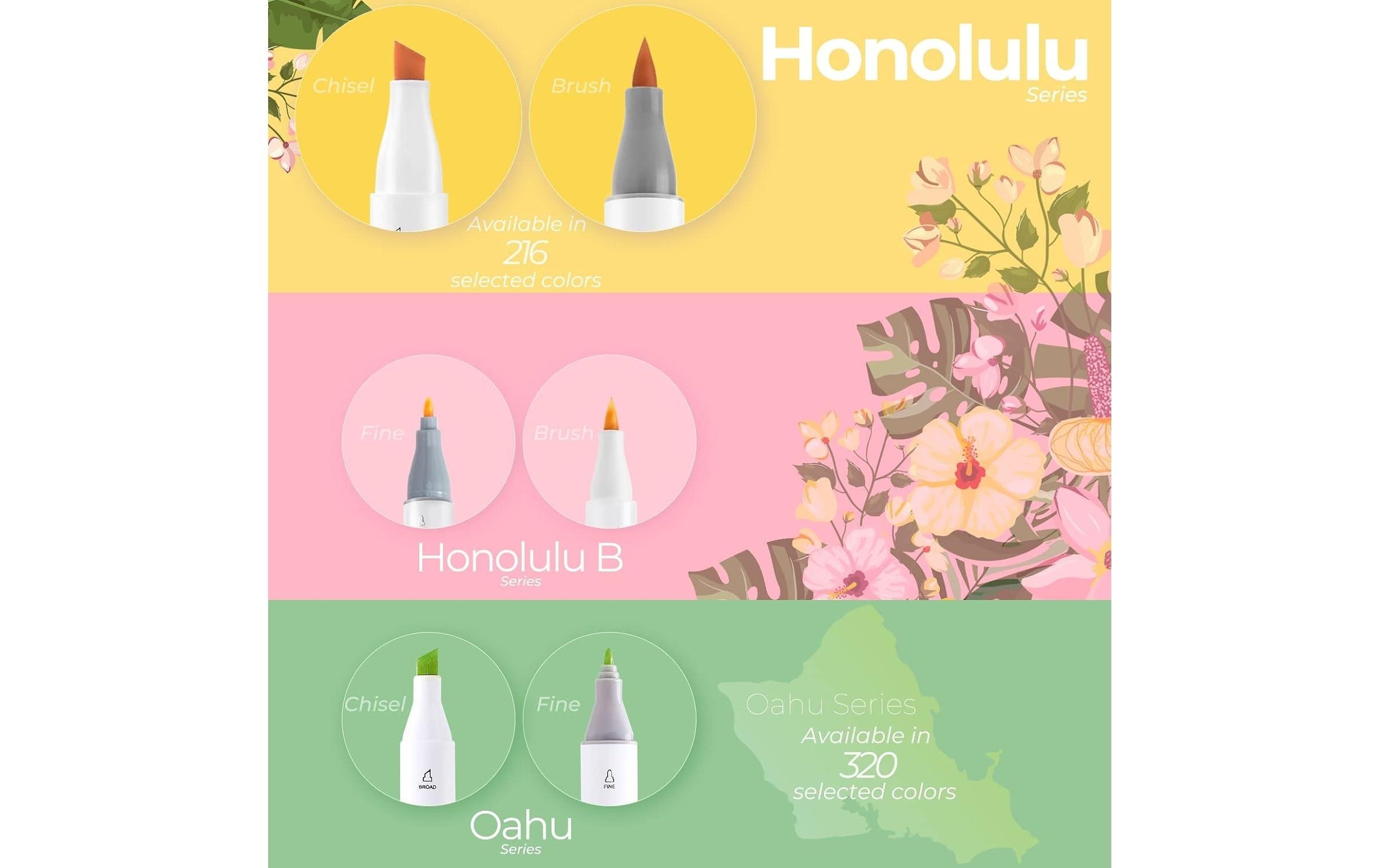   Marqueur »Ohuhu Honolulu (120 Stk.) 120 Stück«