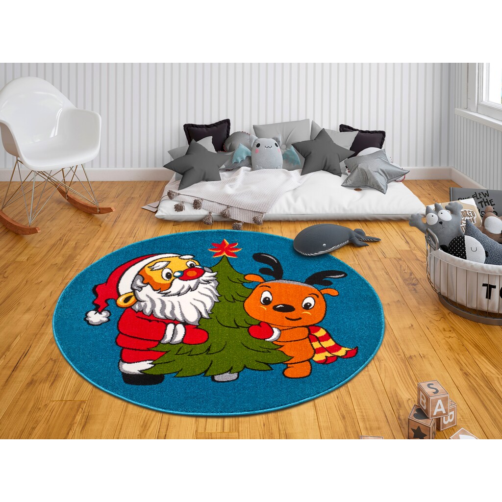 HANSE Home Teppich »Santa and Rudolph«, rund