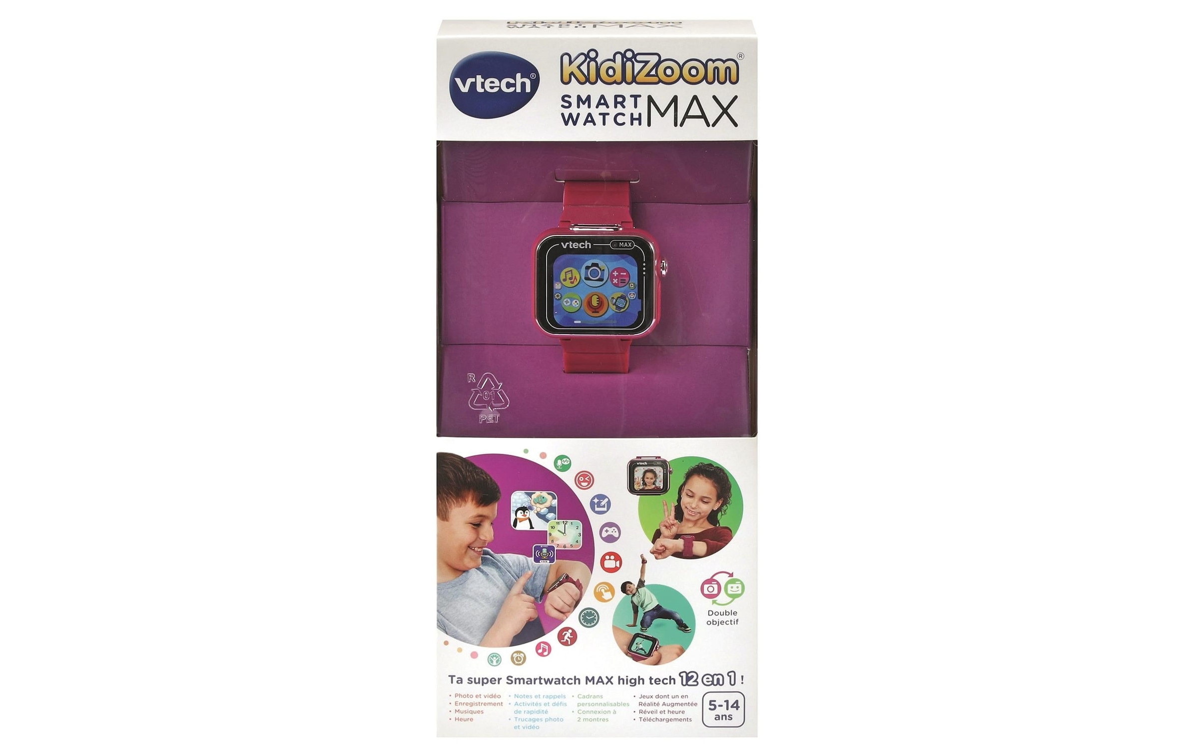 Vtech® Kinderkamera »KidiZoom Smartwatch MAX framboise -FR-«