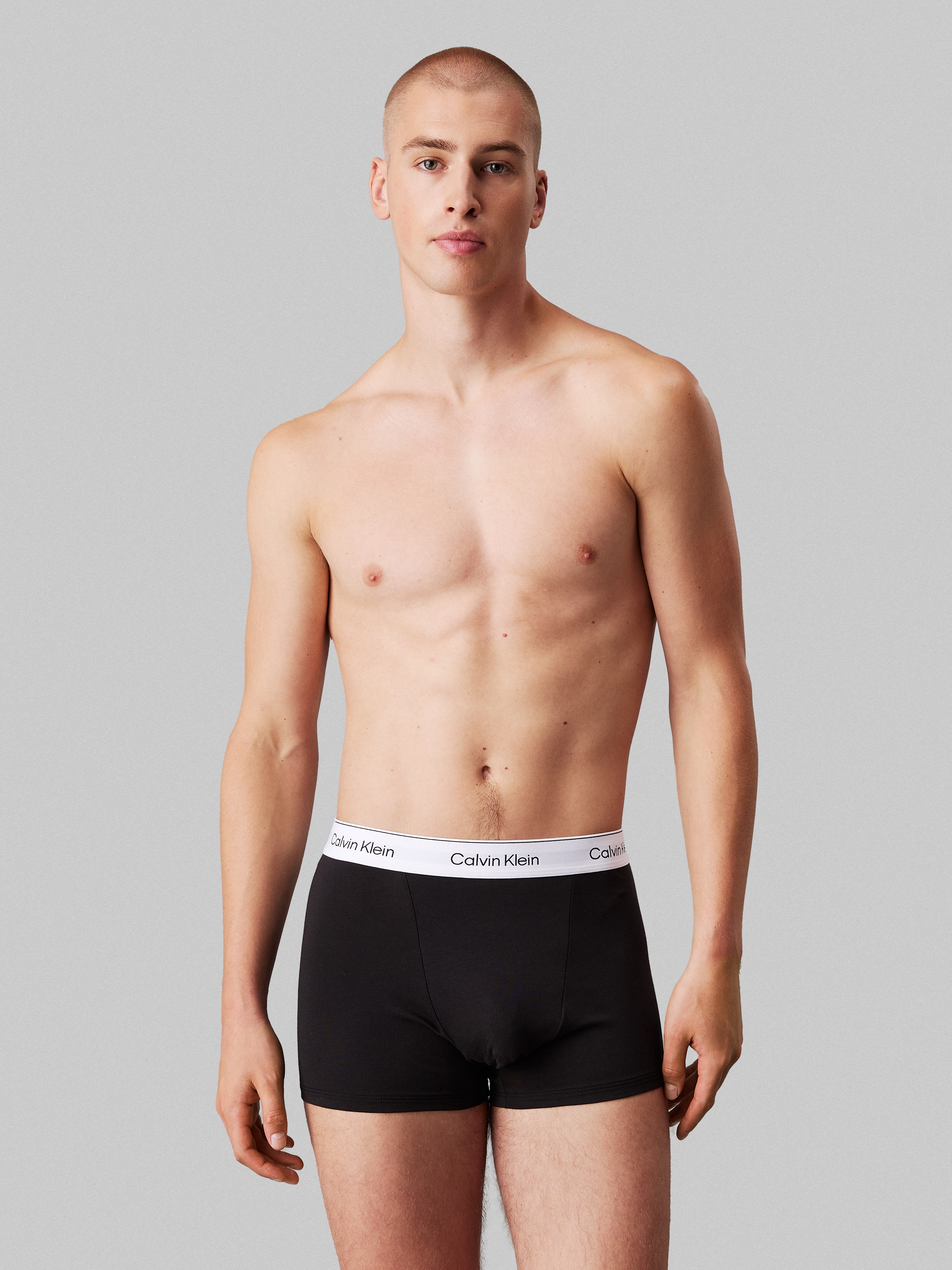 Calvin Klein Underwear Boxers »CK RELAXED FIT TRUNK 3PK« Paquet, pack de 3, 3 cuis en coton stretch