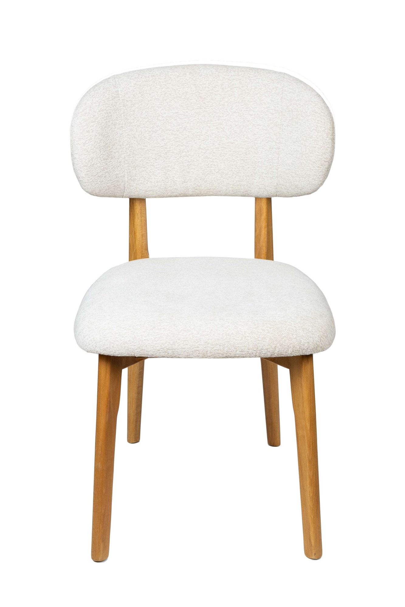 Home affaire Esszimmerstuhl »Nomo Polsterstuhl, Küchenstuhl, 4-Fussstuhl« () 2 Stk.Chenille, Massivholzbeine, Retro