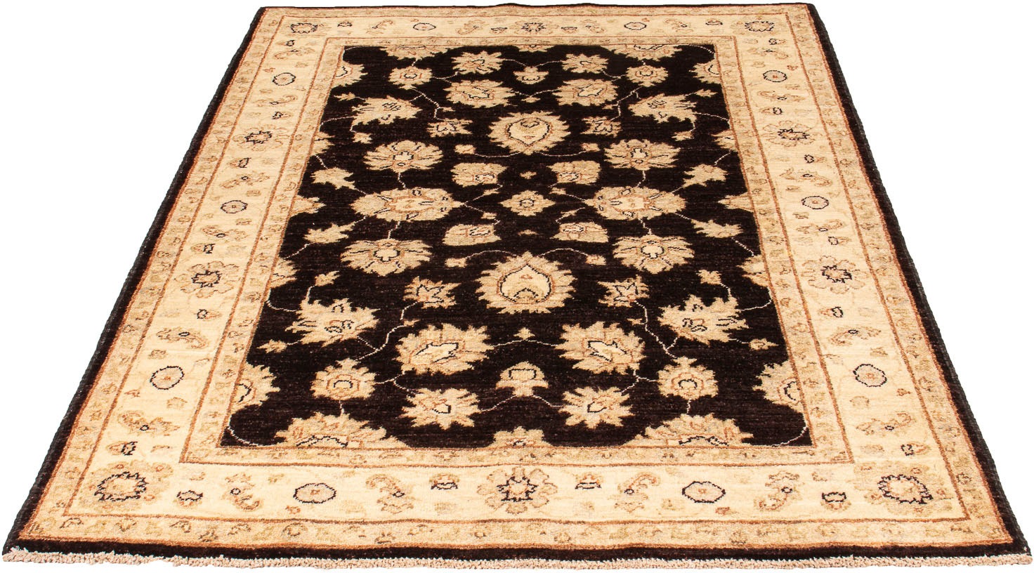 Image of morgenland Orientteppich »Ziegler - 166 x 118 cm - dunkelbraun«, rechteckig, 6 mm Höhe, Wohnzimmer, Handgeknüpft, Einzelstück mit Zertifikat bei Ackermann Versand Schweiz