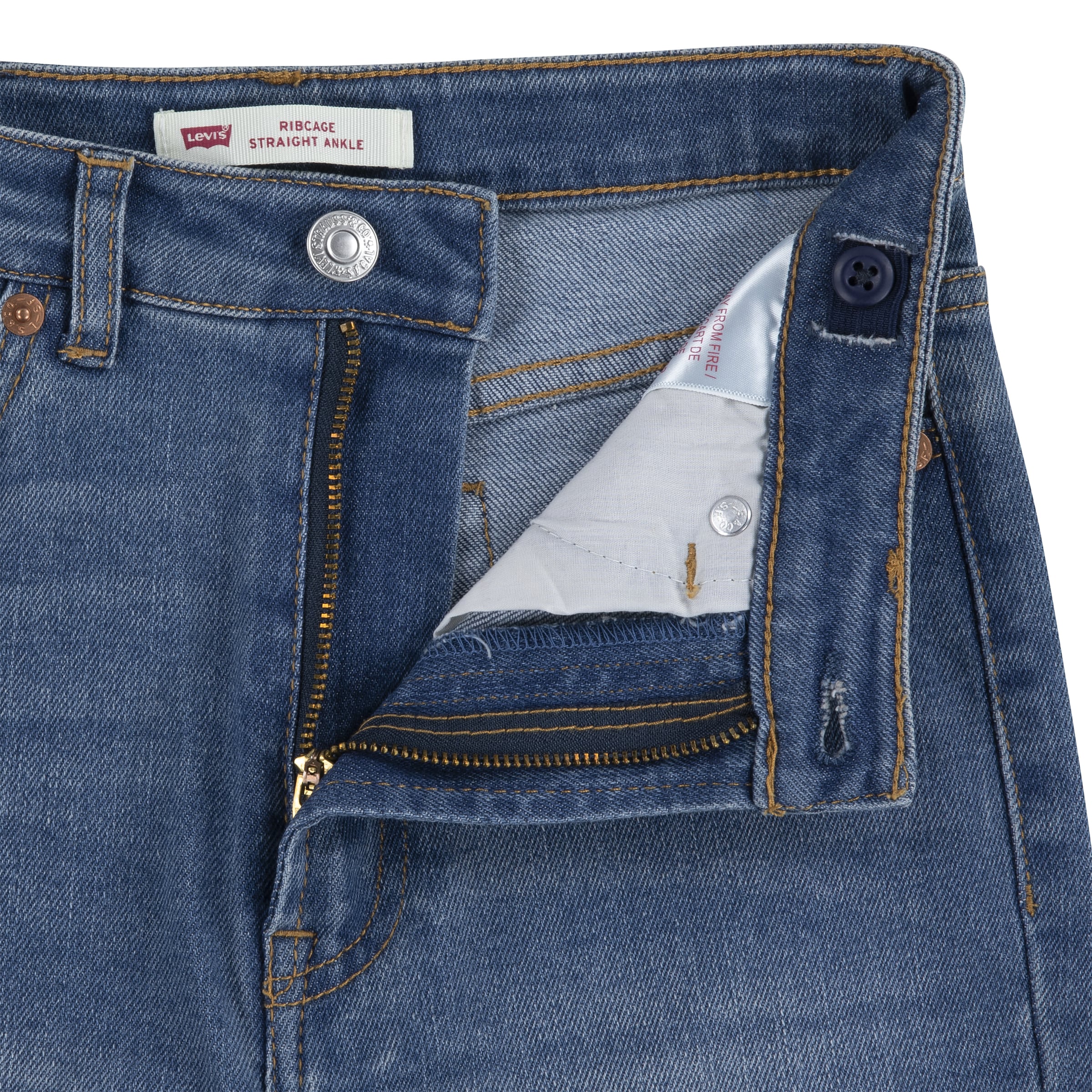 Levi's® Kids Jeans large »LVG RIBCAGE STRAIGHT« Straight Fit, for GIRLS
