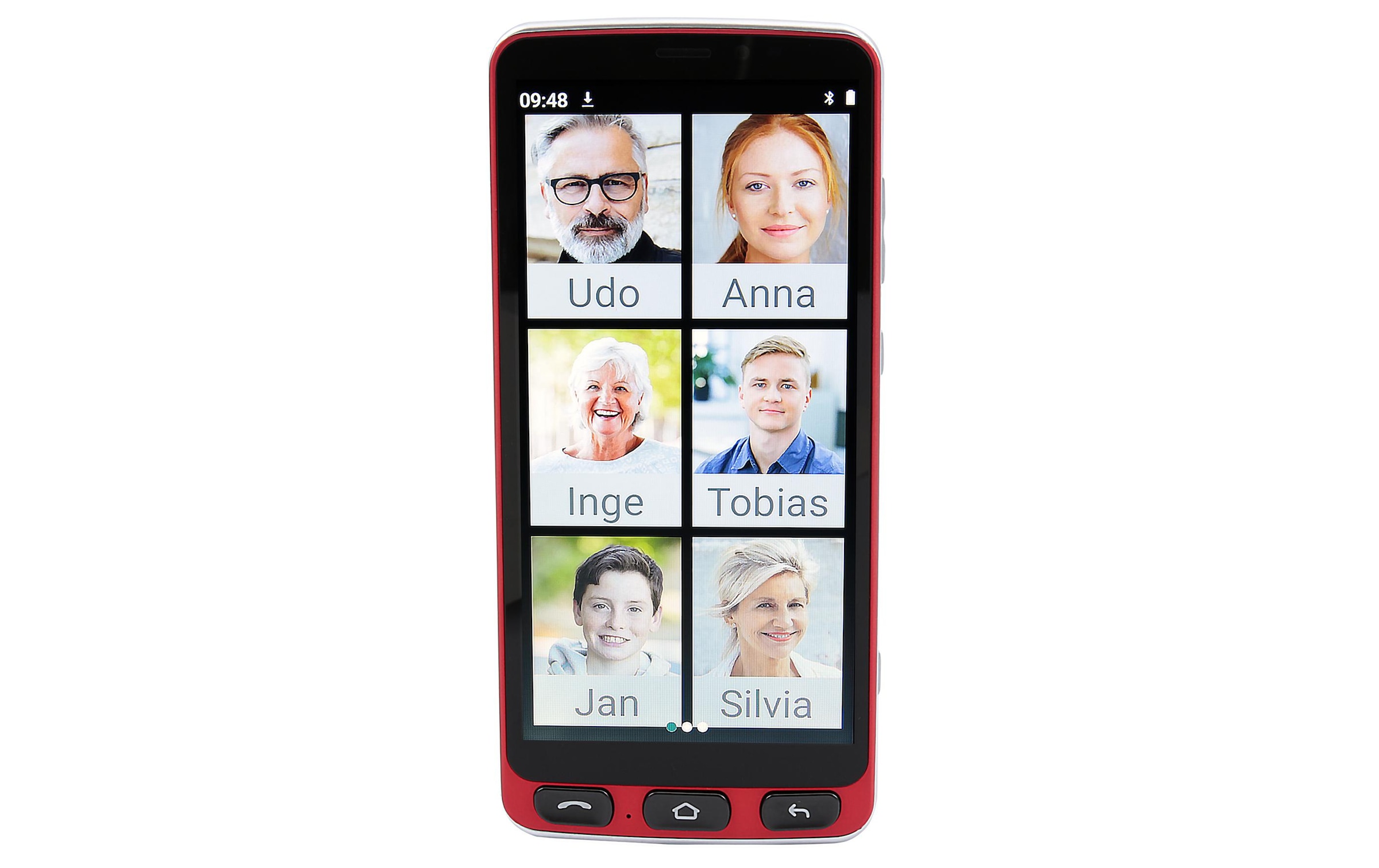 Smartphone »16 GB Rot«, rot/schwarz, 13,97 cm/5,5 Zoll, 16 GB Speicherplatz, 8 MP Kamera