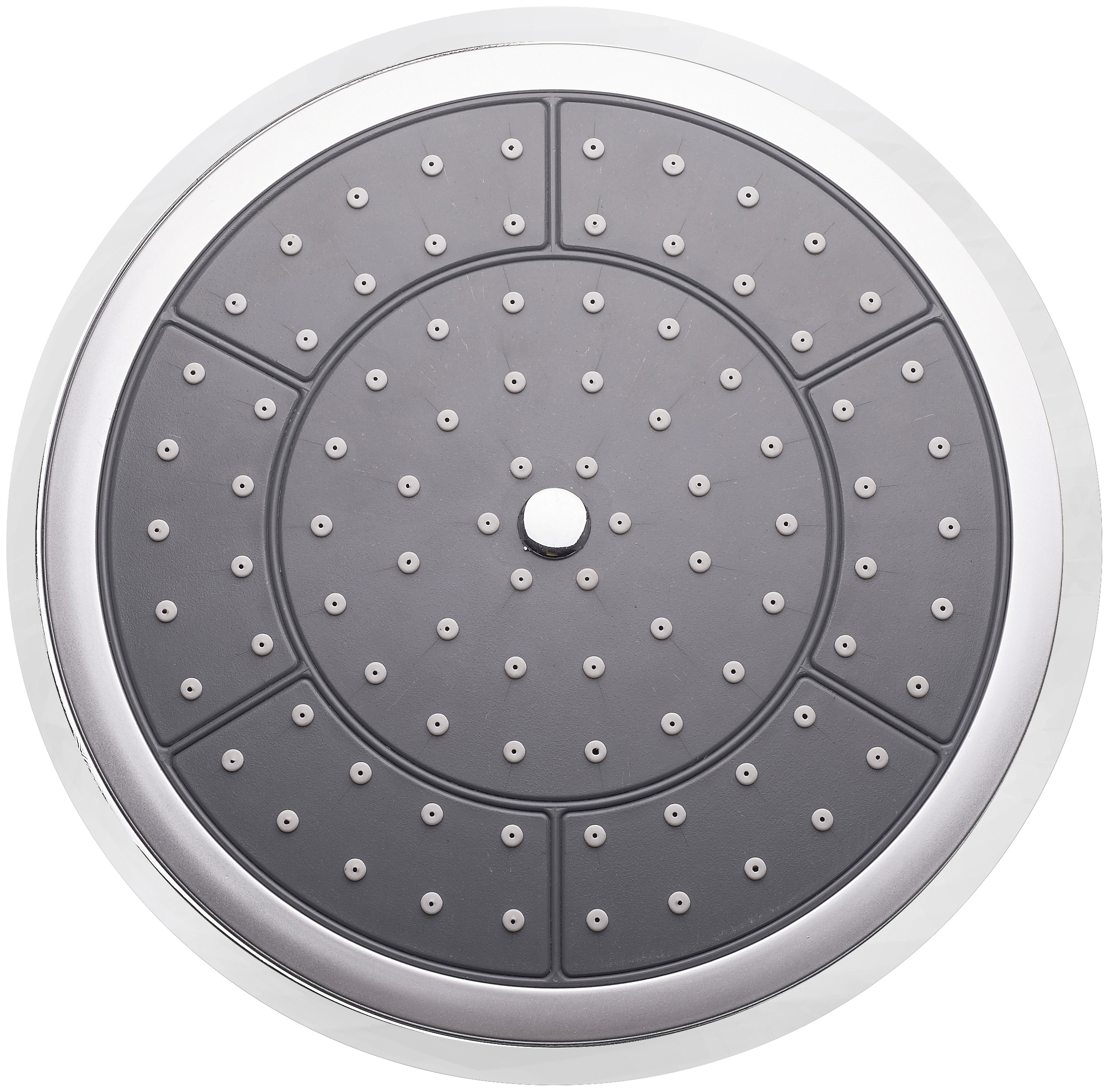 Schütte Kopfbrause »Auxerre« Kopfbrause mit Antikalk-Noppen, Regendusche Ø 22cm, Duschkopf Chrom