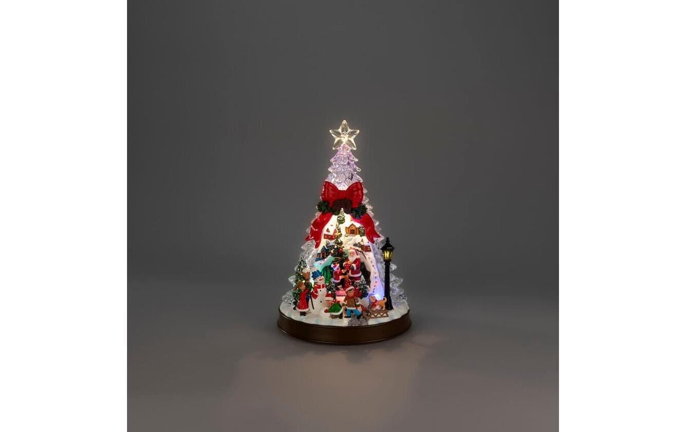 KONSTSMIDE LED Dekolicht »LED Szenerie Weihnachtsbaum mit Weihnachtsmotiven« LED-Modul RGB
