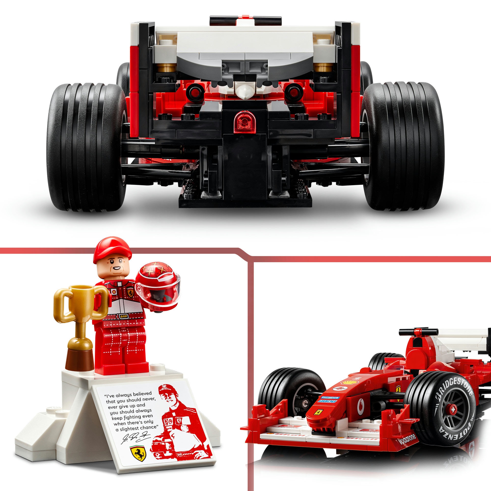 LEGO® Pions de construction »Ferrari F2004 und Michael Schumacher (11375), LEGO Icons«