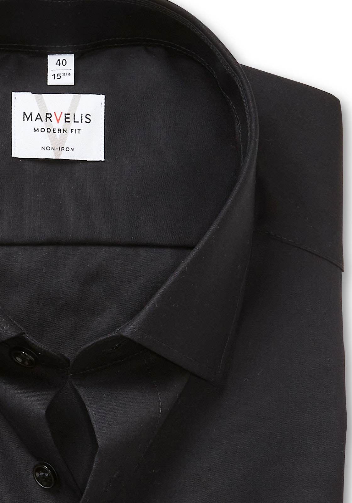 MARVELIS Chemise à manches longues modern fit, manches allongées, chemise business, col New Kent