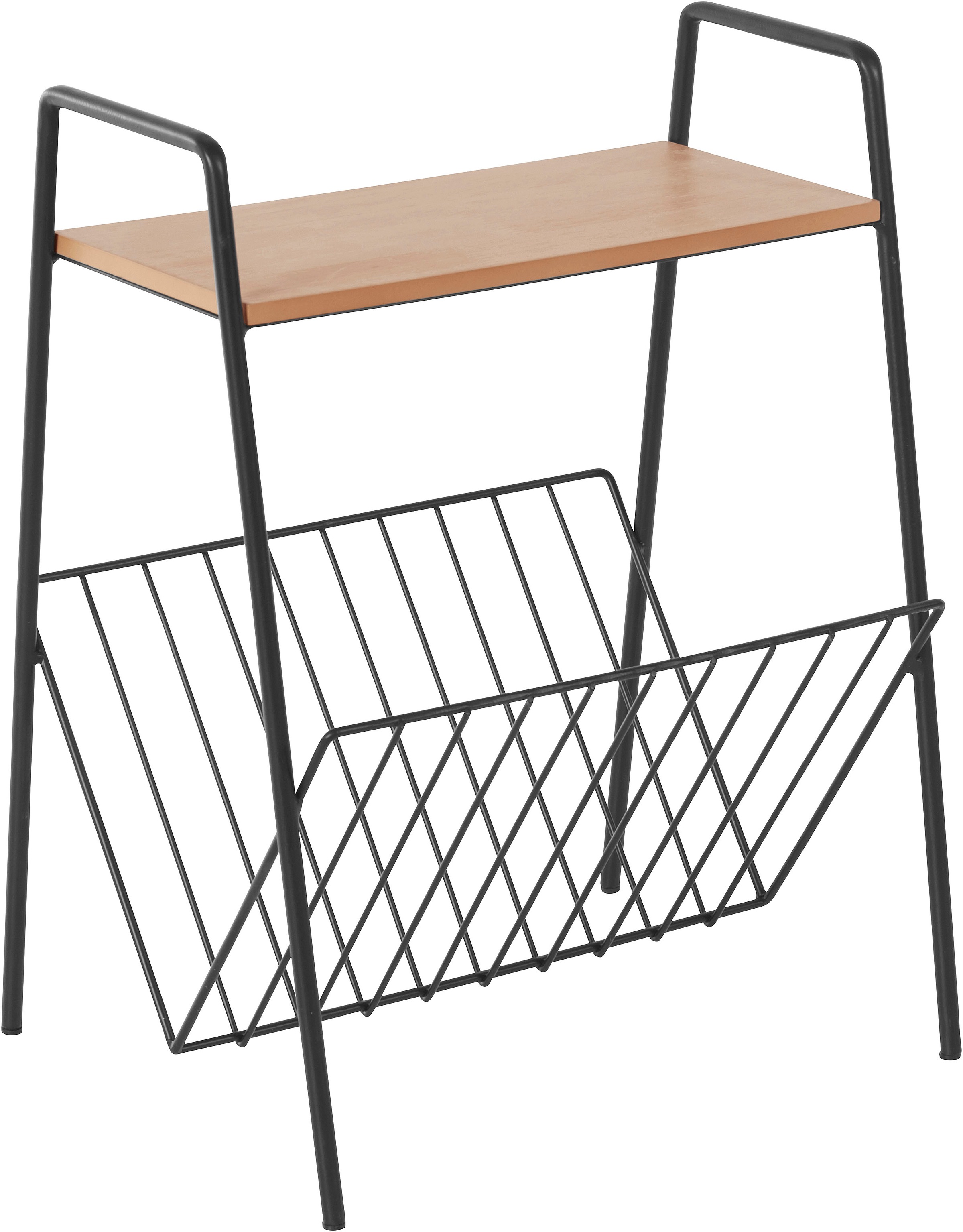 Image of GALA Zeitungsständer »Cool Oak Way«, mit Holzablage bei Ackermann Versand Schweiz