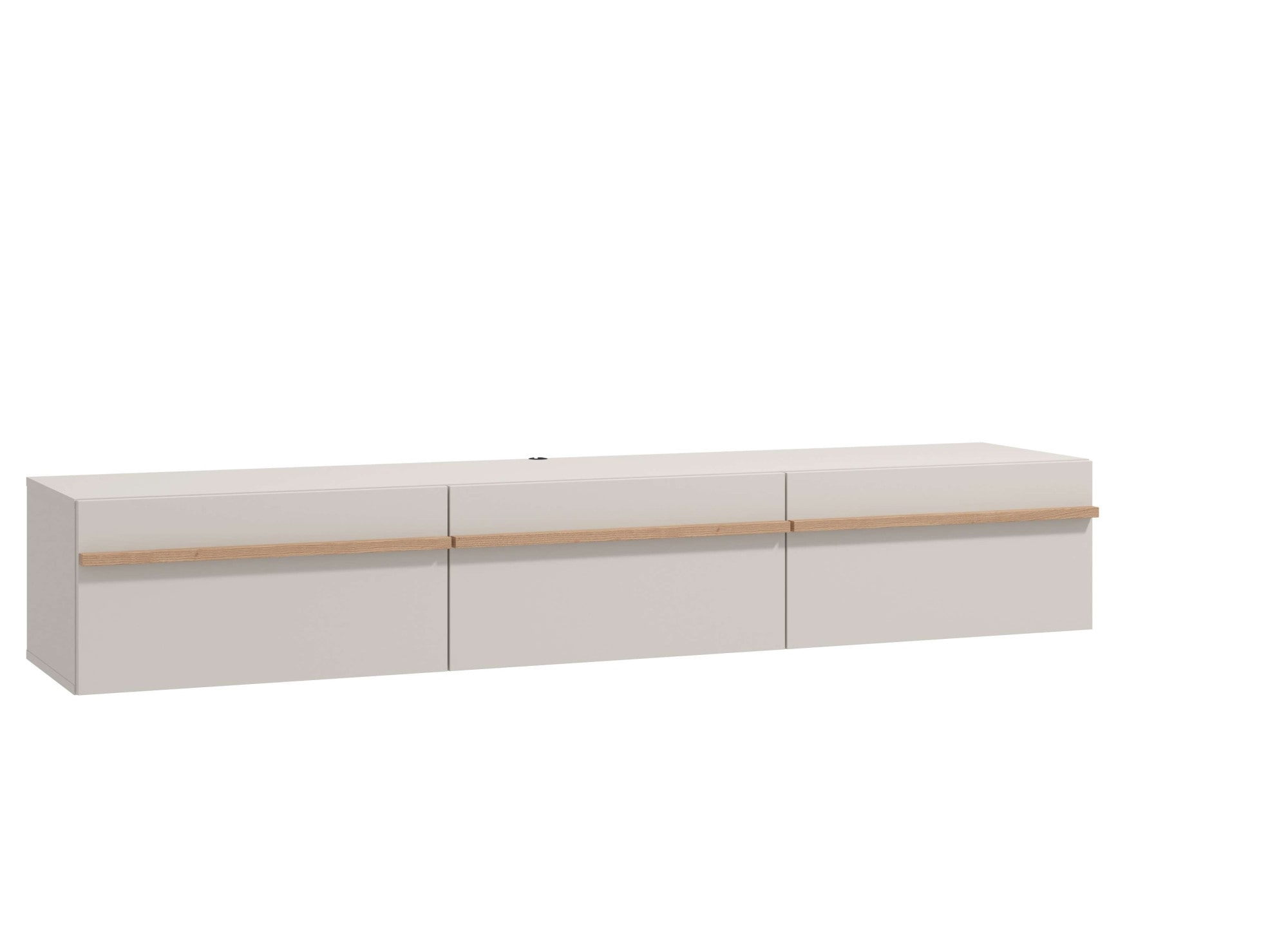 Image of INOSIGN Lowboard "Arles TV-Kommode, Breite 128 /154/192 cm, TV-Schrank, Wandmontage" mit geschlossenen Fächern, in Kaschmir Farbe, mit Klappentüren