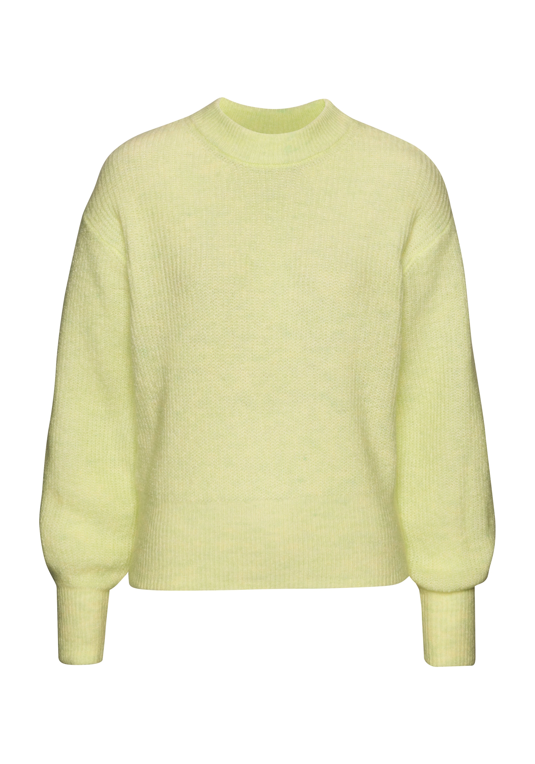 LASCANA Strickpullover, in Melange-Optik, lockerer Damenpullover