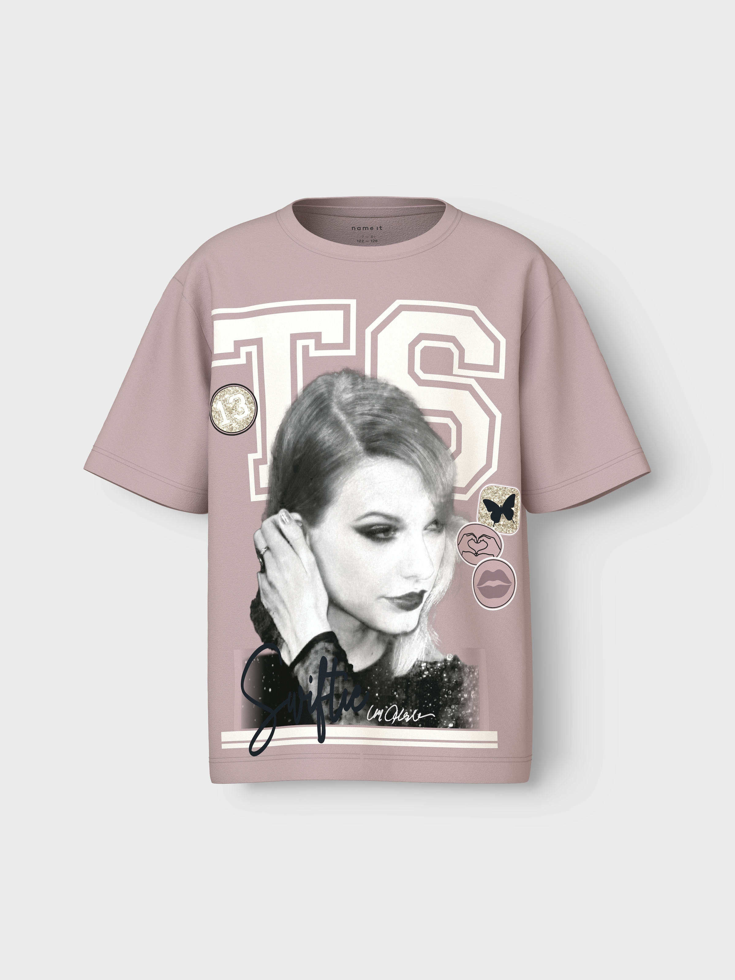 Name It T-Shirt »NFKDUSAN TSWIFT SS NREG TOP BOX NOOS SKY«, mit Taylor Swift Frontdruck