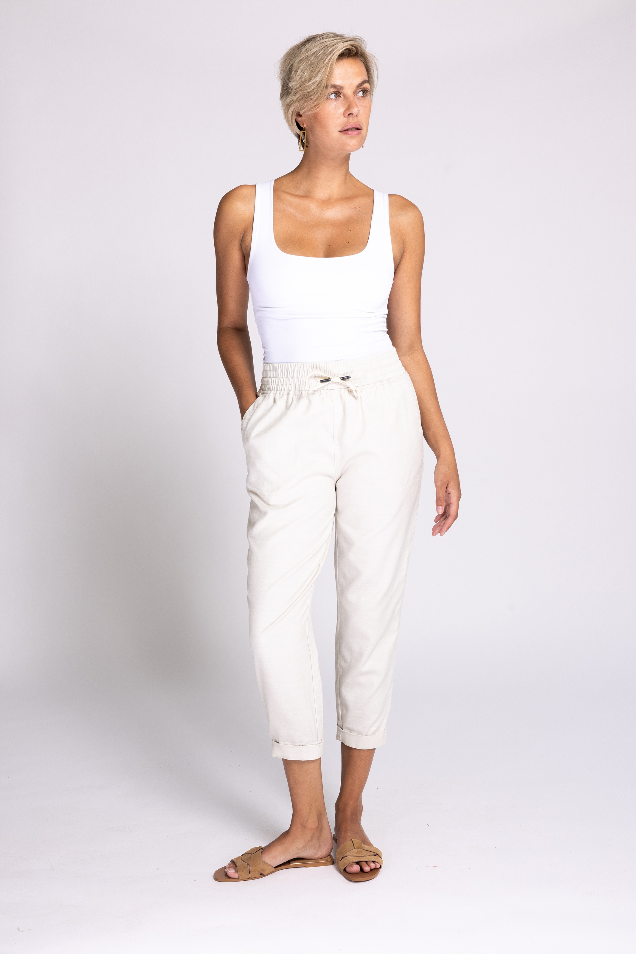 Zhrill Stoffhose »ZHALANA«  Sommerhose mit Kordelzug, 7/8 Länge