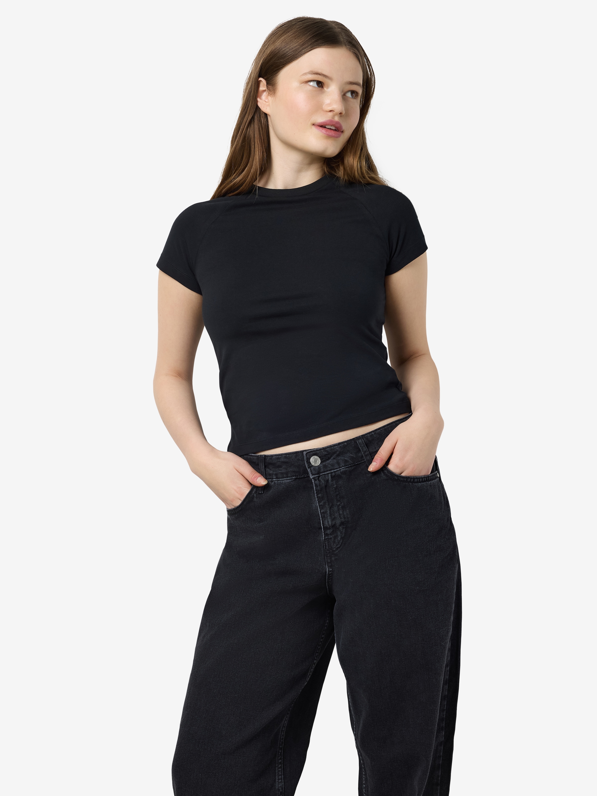 Noisy may T-shirt à manches courtes »NMKATINKA S/S RAGLAN TOP FWD JRS NOOS«