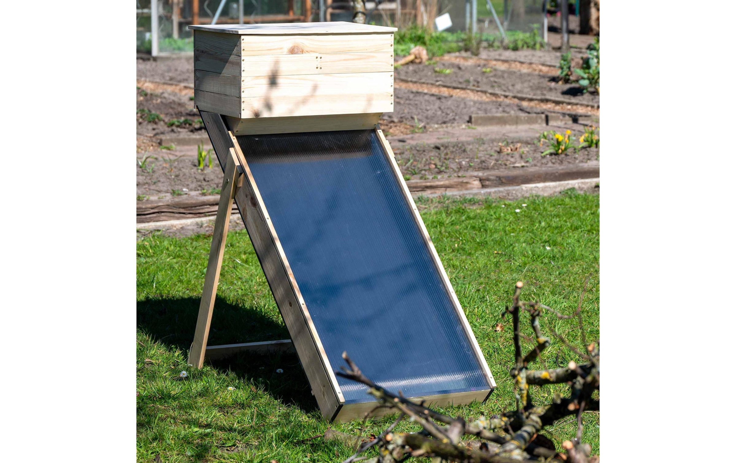 dobar Lit surélevé »Solar-Trockner aus Holz«