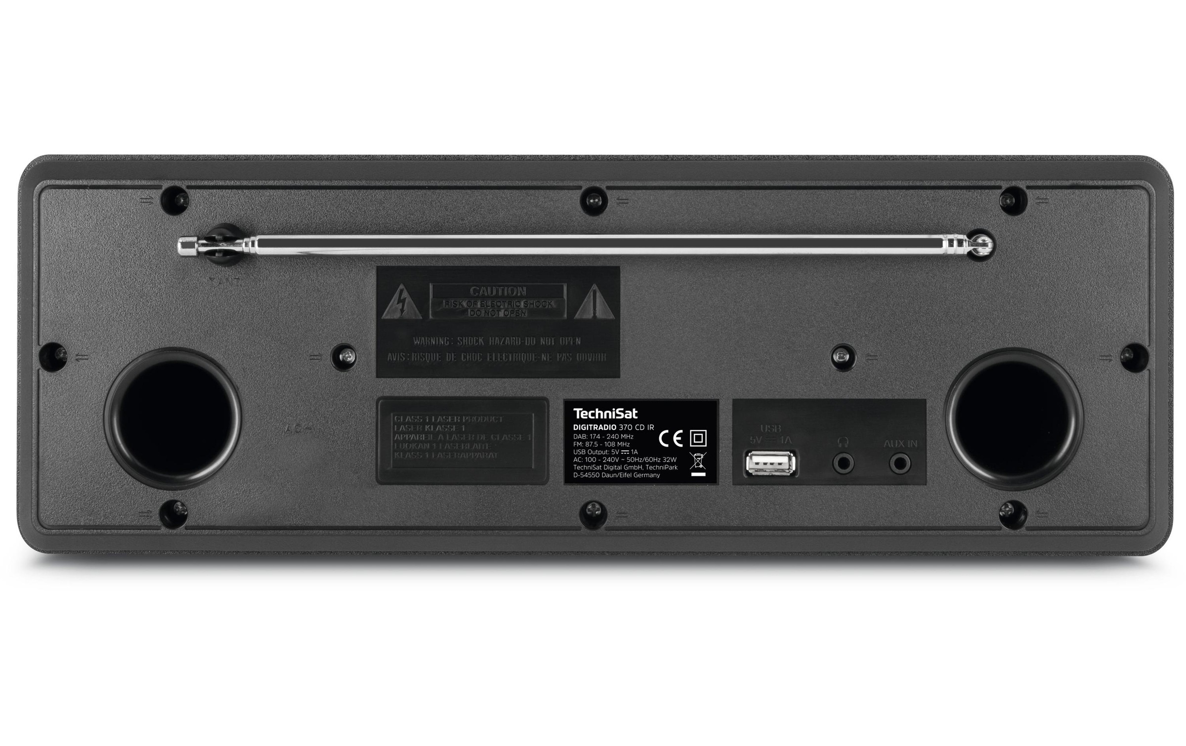TechniSat Digitalradio (DAB+) »DigitRadio 370 CD IR«, (Bluetooth Digitalradio (DAB+)-FM-Tuner-Internetradio)