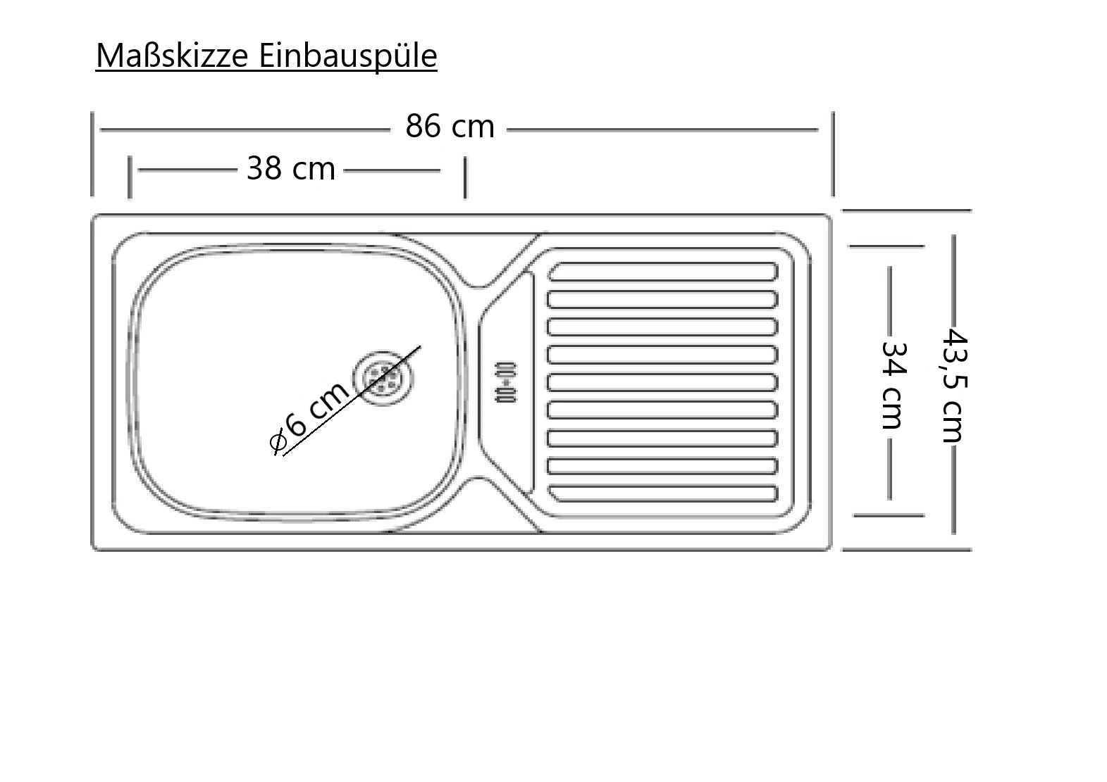 KOCHSTATION Spülenschrank »KS-Ohio«, Breite 120 cm