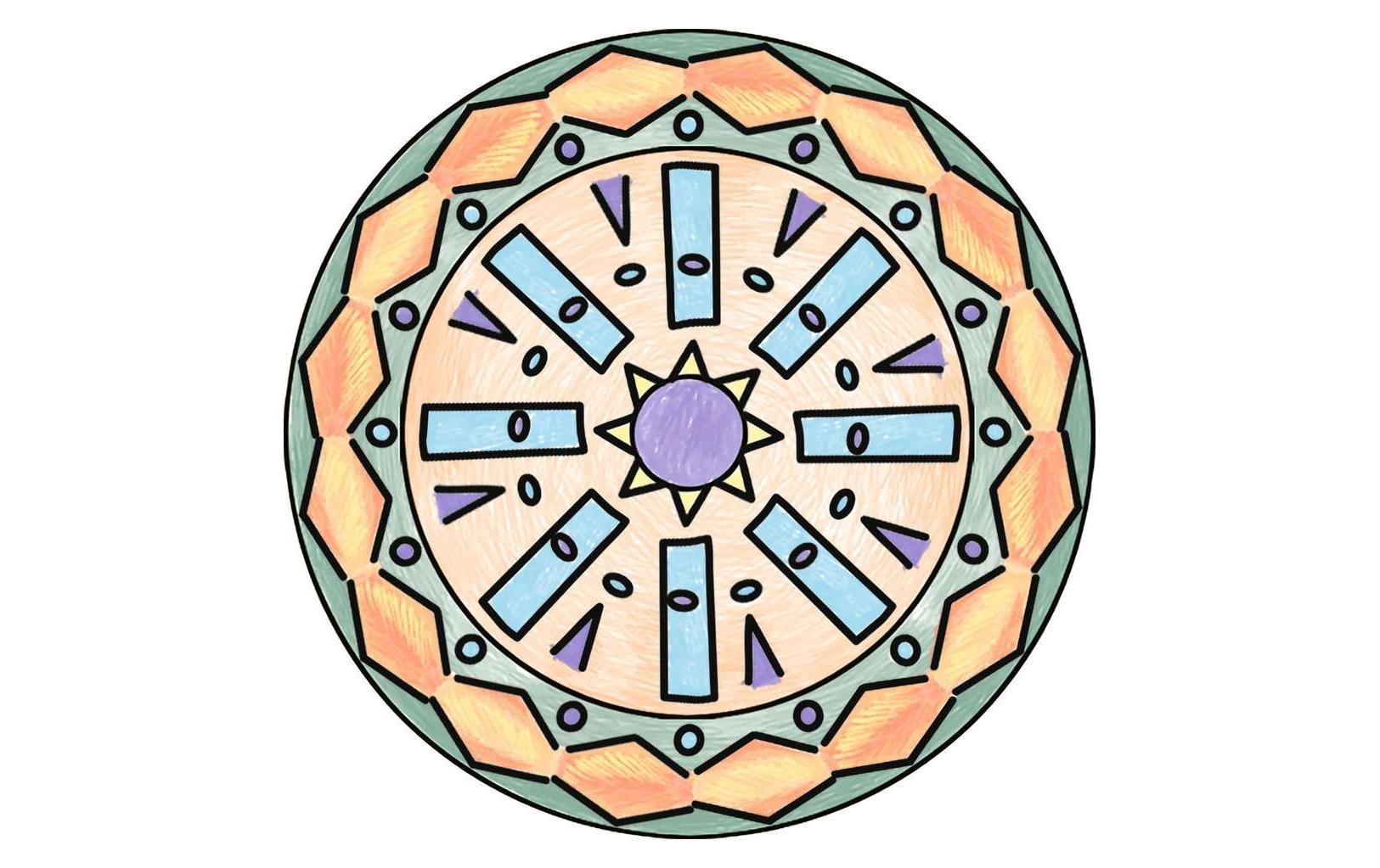 Ravensburger Malvorlage »Ravensburger Malset Mandala-Designer Boho Style«
