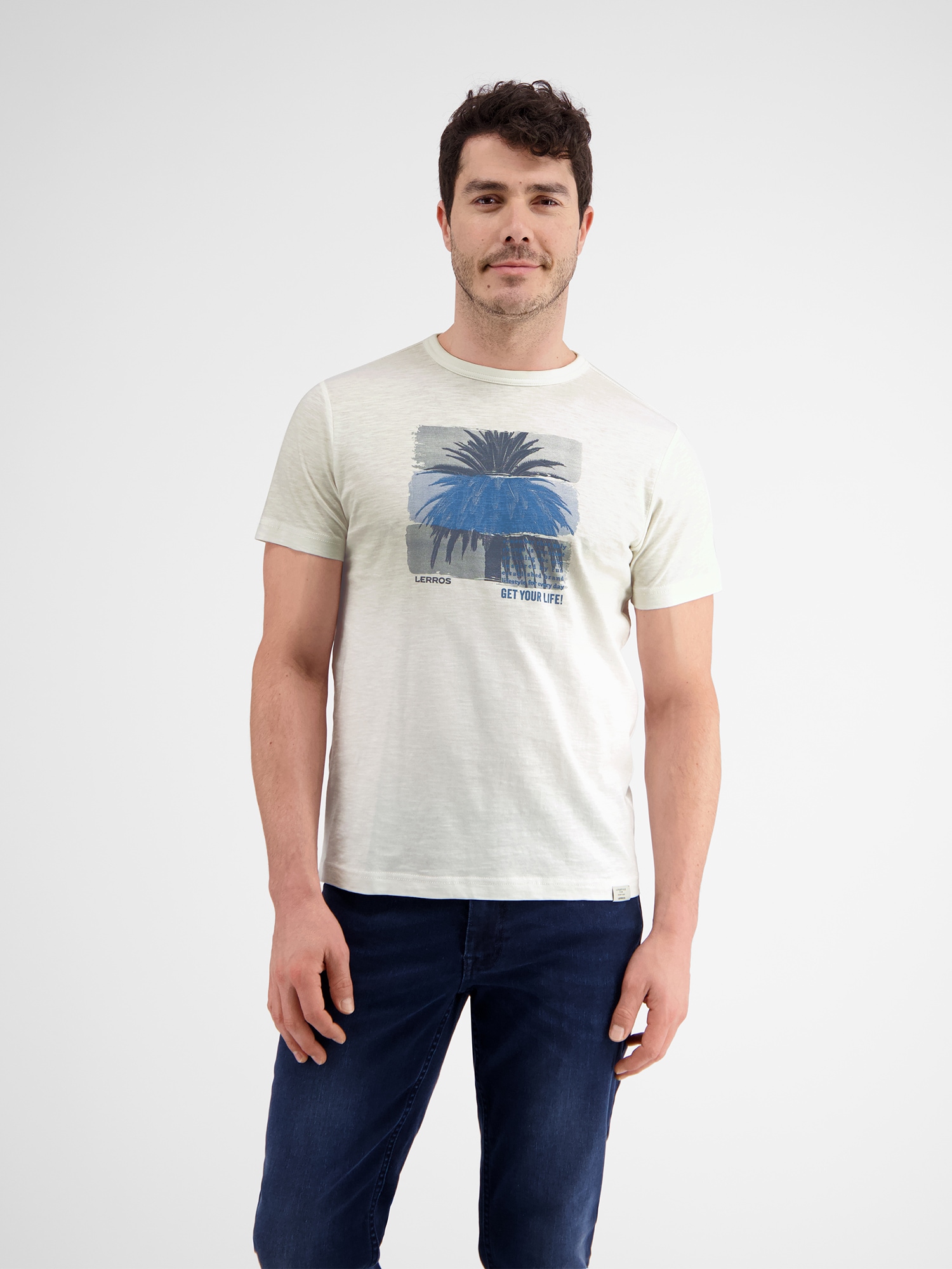 Image of LERROS T-Shirt "Rundhals T-Shirt mit Fotoprint"