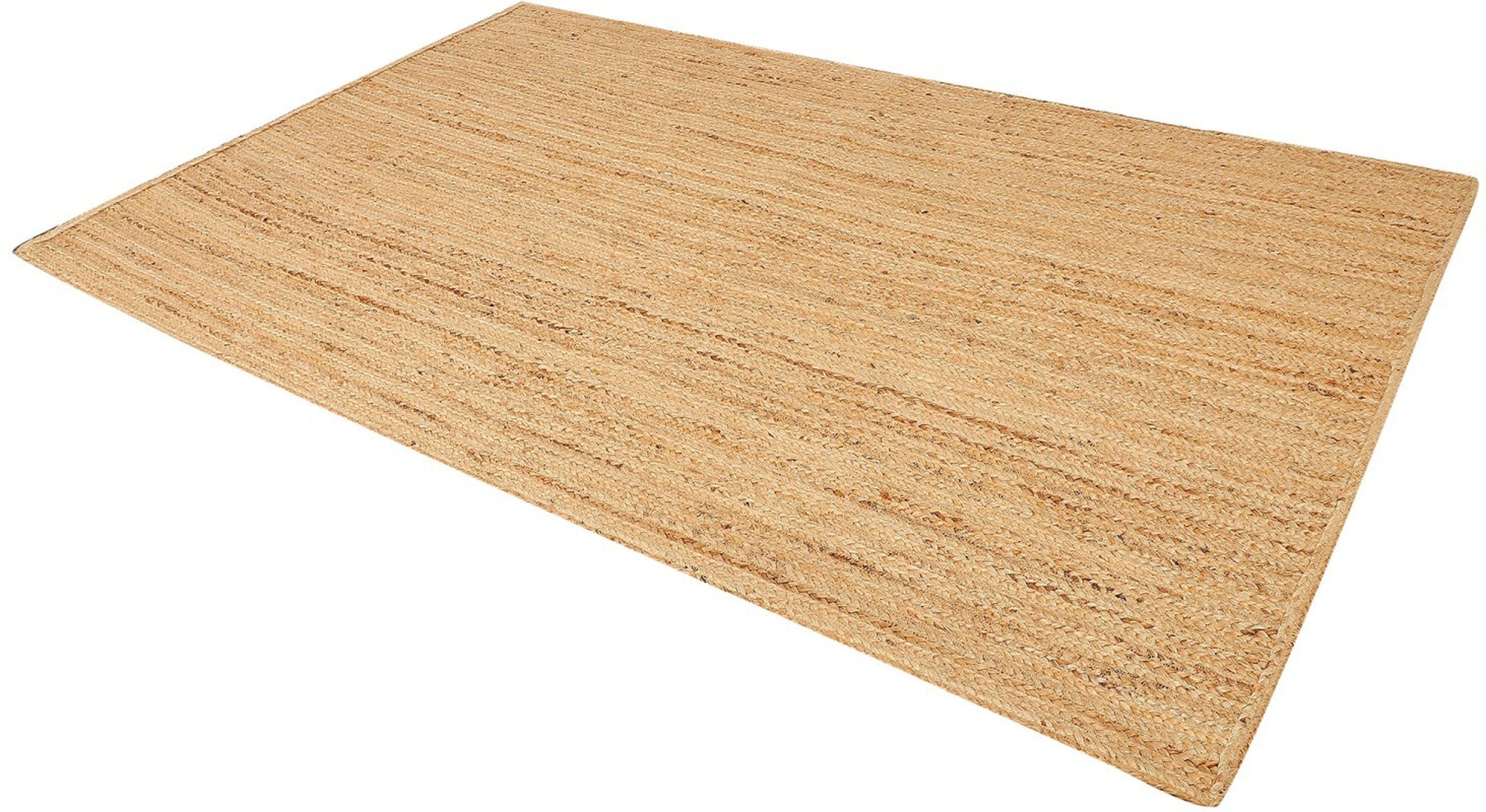 Myflair Möbel & Accessoires Teppich "Lola" rechteckig 10 mm Höhe Juteteppich, Wendeteppich, handgeflochten, 100% Naturfaser, Boho-Style