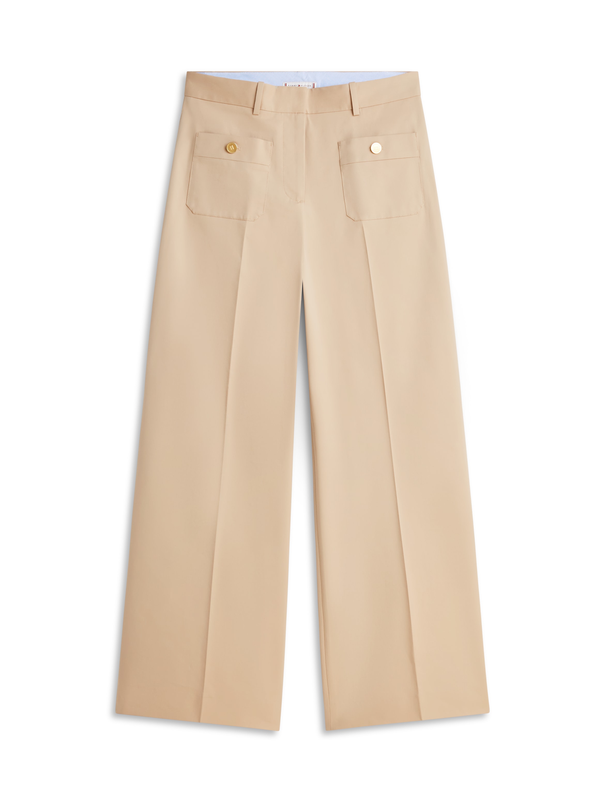 Tommy Hilfiger Chinos »PREPPY COTTON WIDE LEG CHINO«  avec plis repassés, taille mi-haute