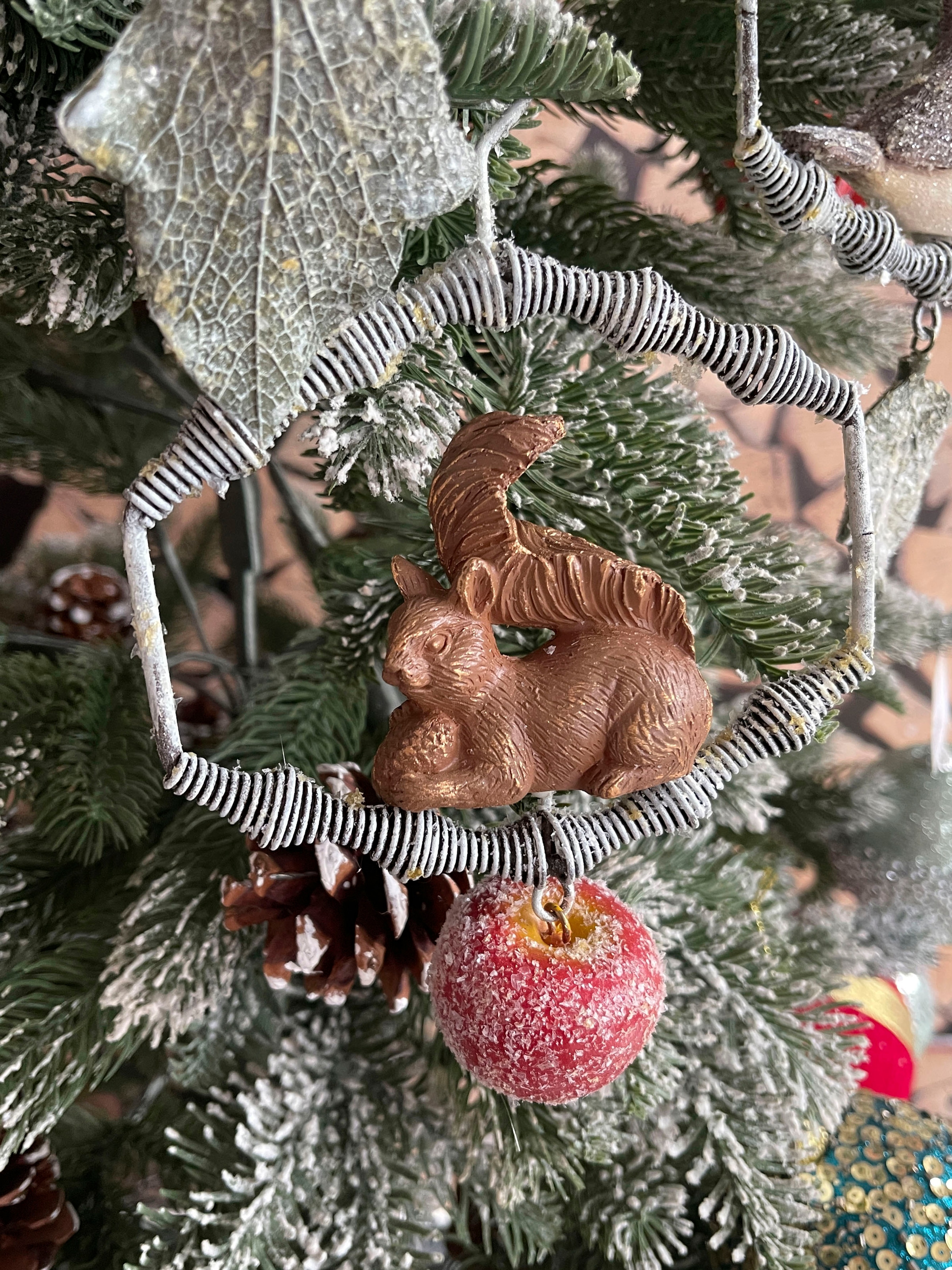 Myflair Möbel & Accessoires Dekohänger »Weihnachtsdeko« mit Tierfiguren, Länge ca. 24 cm