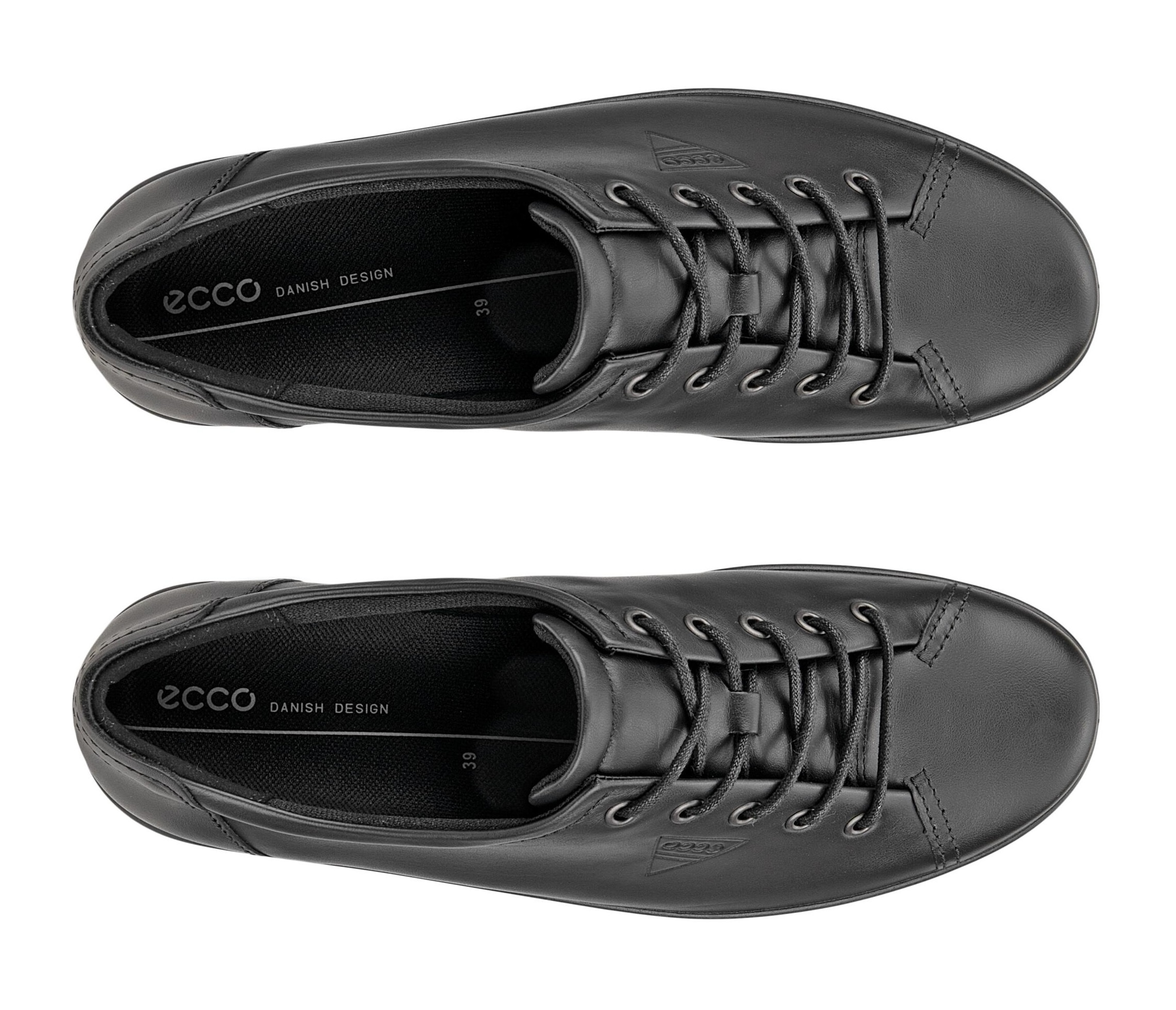Ecco Schnürschuh »Ecco Soft 2.0«, Freizeitschuh, Halbschuh, Schnürschuh mit dezenter Logo Prägung
