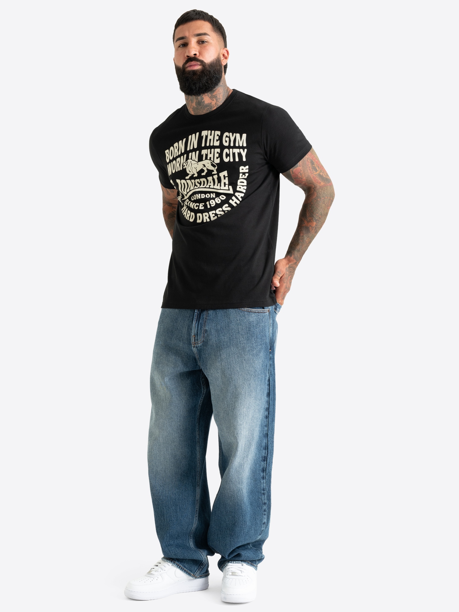 Lonsdale T-shirt »CRICKLEWOOD« mit Rundhalsausschnitt, Kurzarm-Design, normale Passform