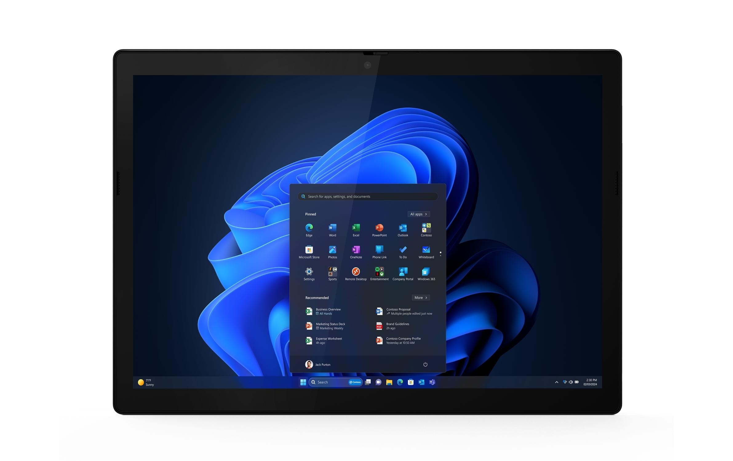 Lenovo Notebook »ThinkPad X12 Gen.2 (Intel), 4G/LTE«, 31,12 cm, / 12,3 Zoll, Intel, Core Ultra 7, 512 GB SSD