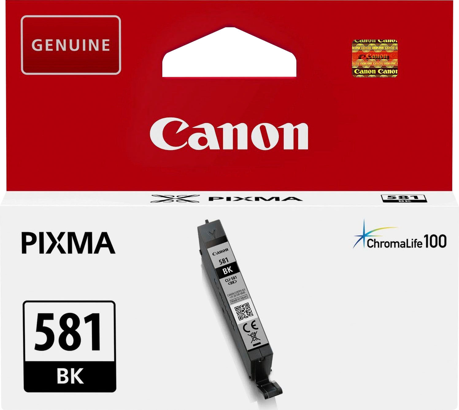 Canon Tintenpatrone »CLI-581 BK schwarz«, original Druckerpatrone 581 schwarz
