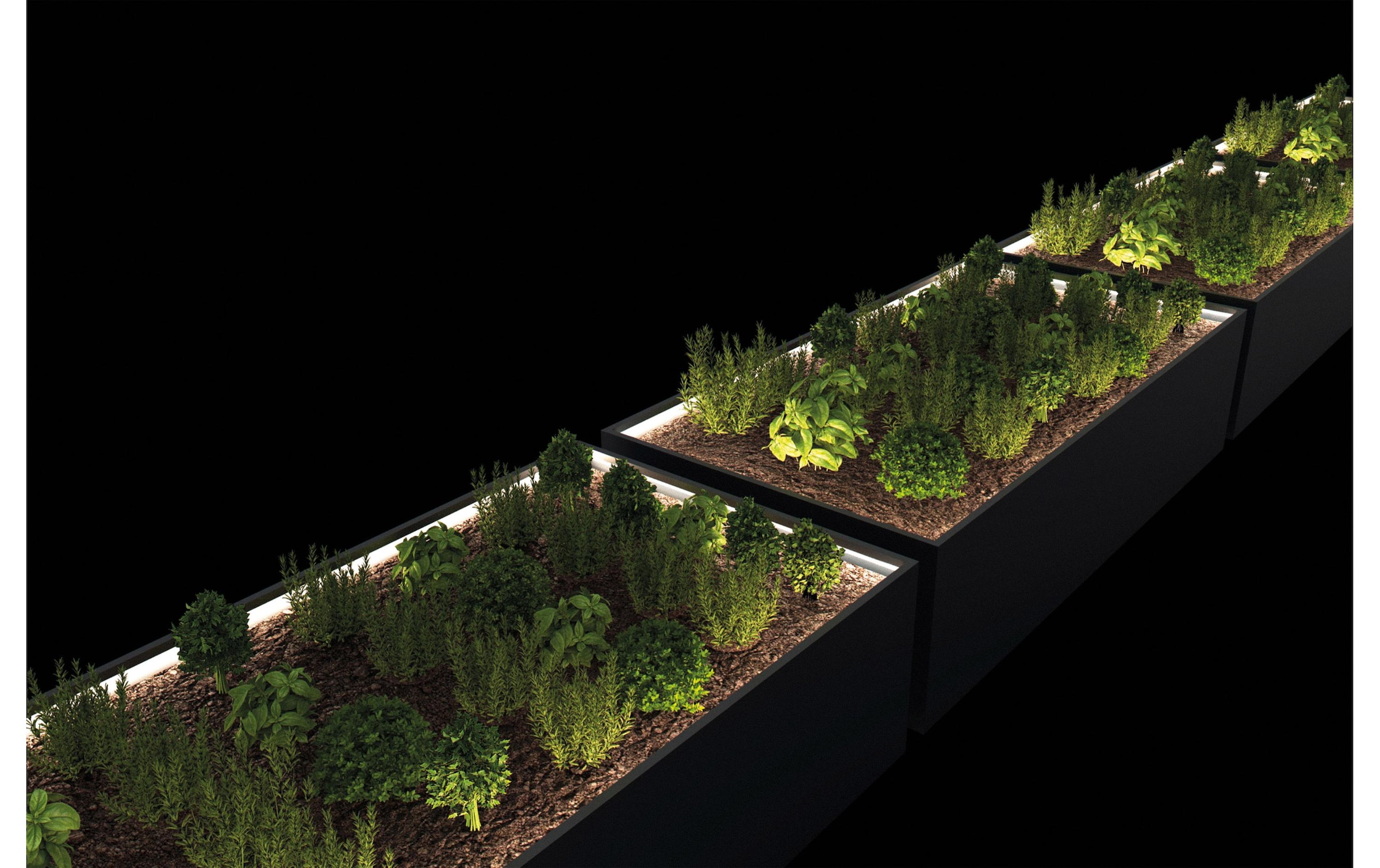 Herstera Garden Pflanzkübel »HG08978802« 750 l, BxTxH: 150x100x50 cm