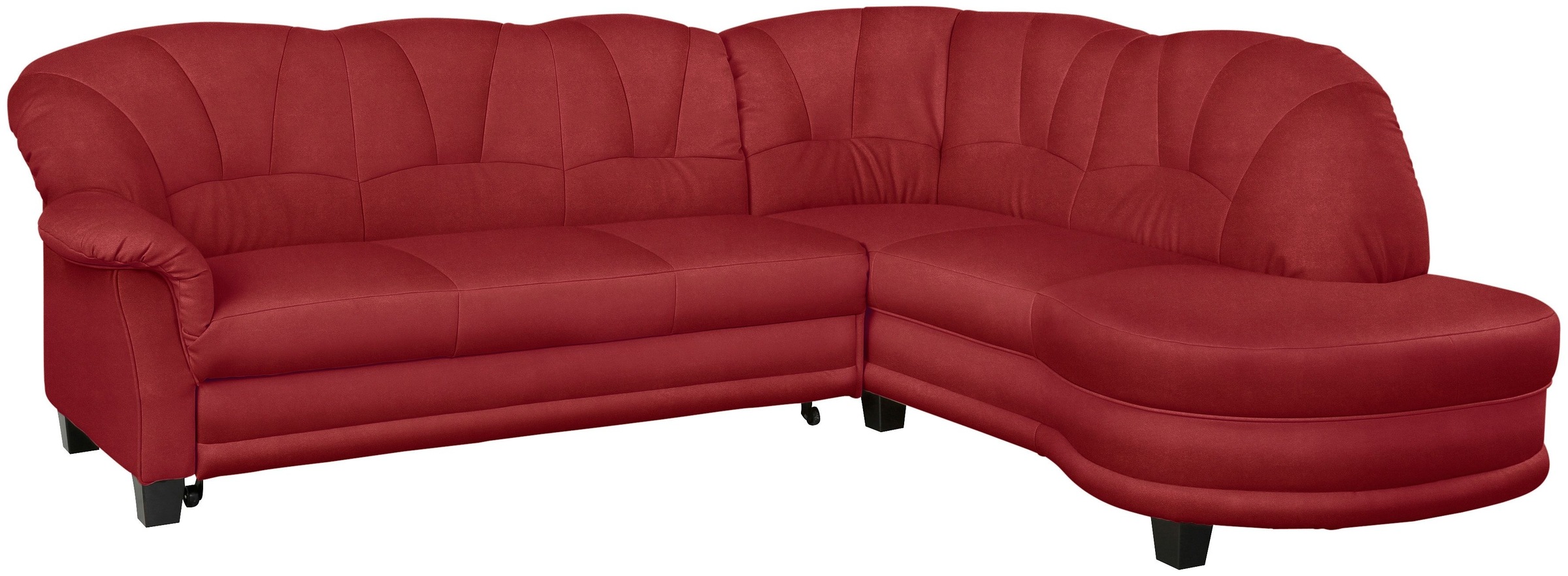 Home affaire Ecksofa »Camelita, Landhaus Sofa, 2 Varianten: Recamiere- oder Ottomane, L-Form«, wahlweise mit Bettfunktion