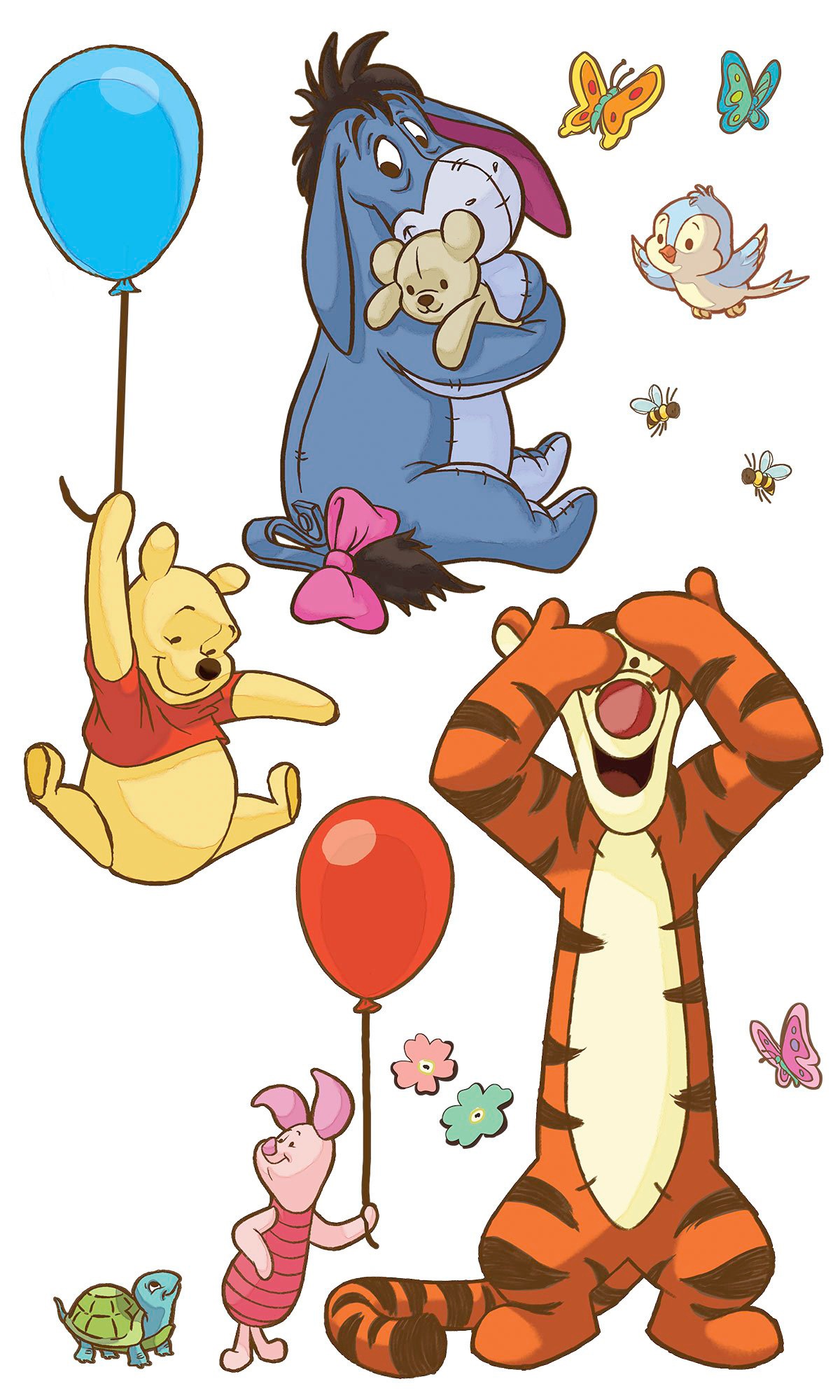 Image of Komar Vliestapete »Winnie and Friends XXL«, bedruckt-Comic-Retro, 127 x 200 cm (Breite x Höhe) bei Ackermann Versand Schweiz