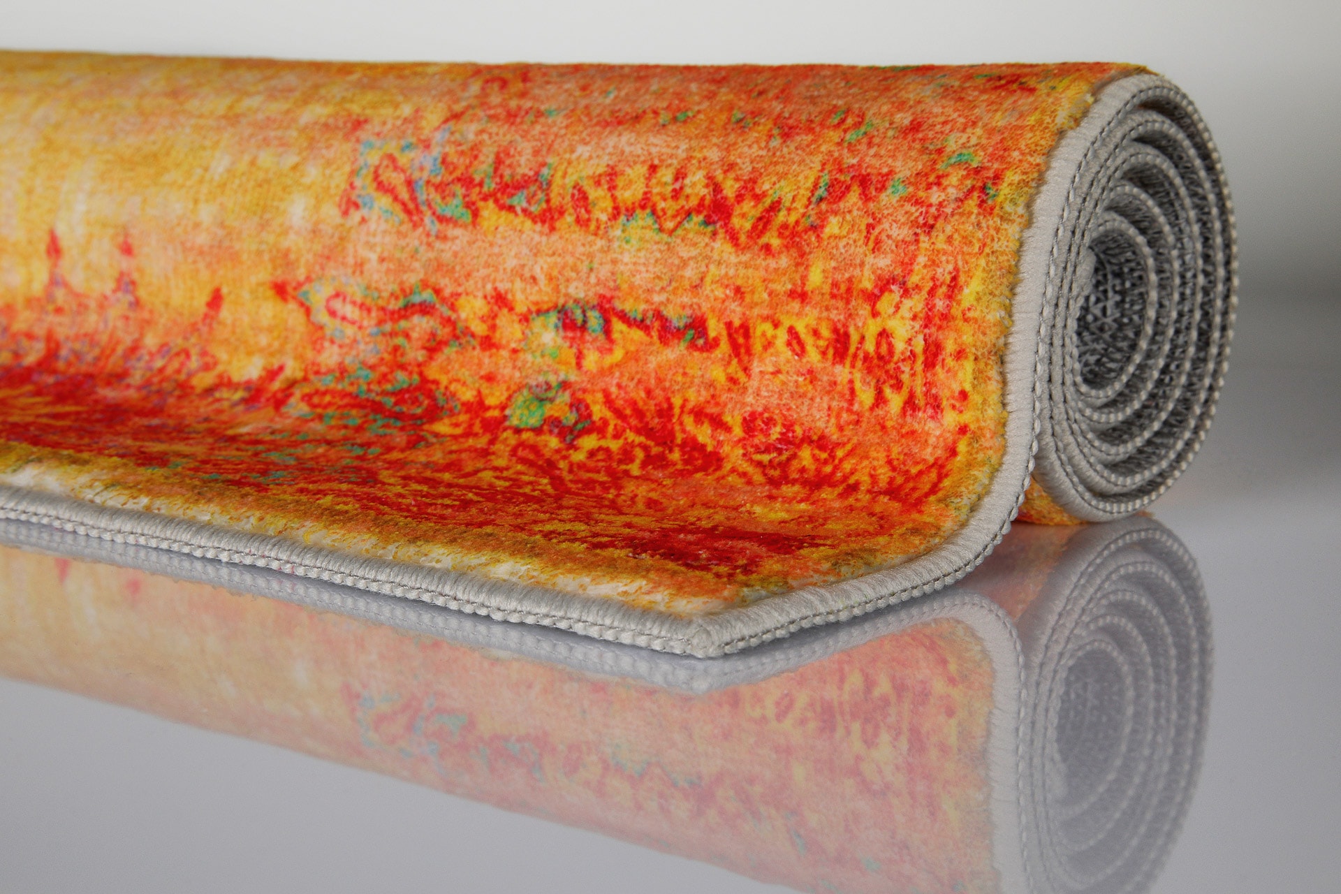 Wecon home Badematte »Healing« Höhe 0,5 mm fussbodenheizungsgeeignet Vintage, waschbar, rutschfest, schnell trocknend, robust, Badteppich