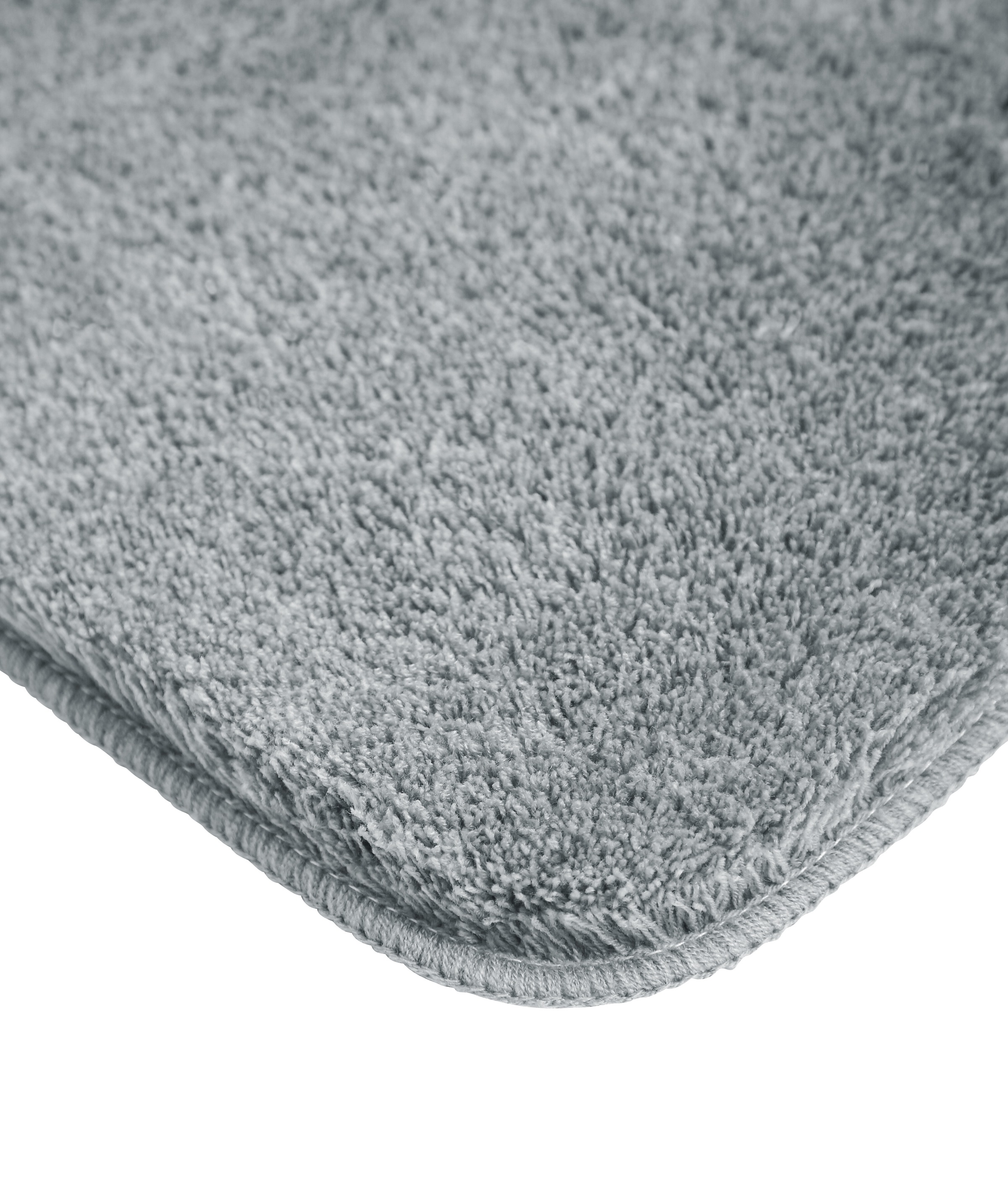 my home Badematte »Merida, Badvorleger, Badezimmer Teppich«, rutschhemmend beschichtet, fussbodenheizungsgeeignet-schnell trocknend-strapazierfähig, Badteppich, Uni Farben, rechteckig, rund & als 2-tlg. Set erhältlich