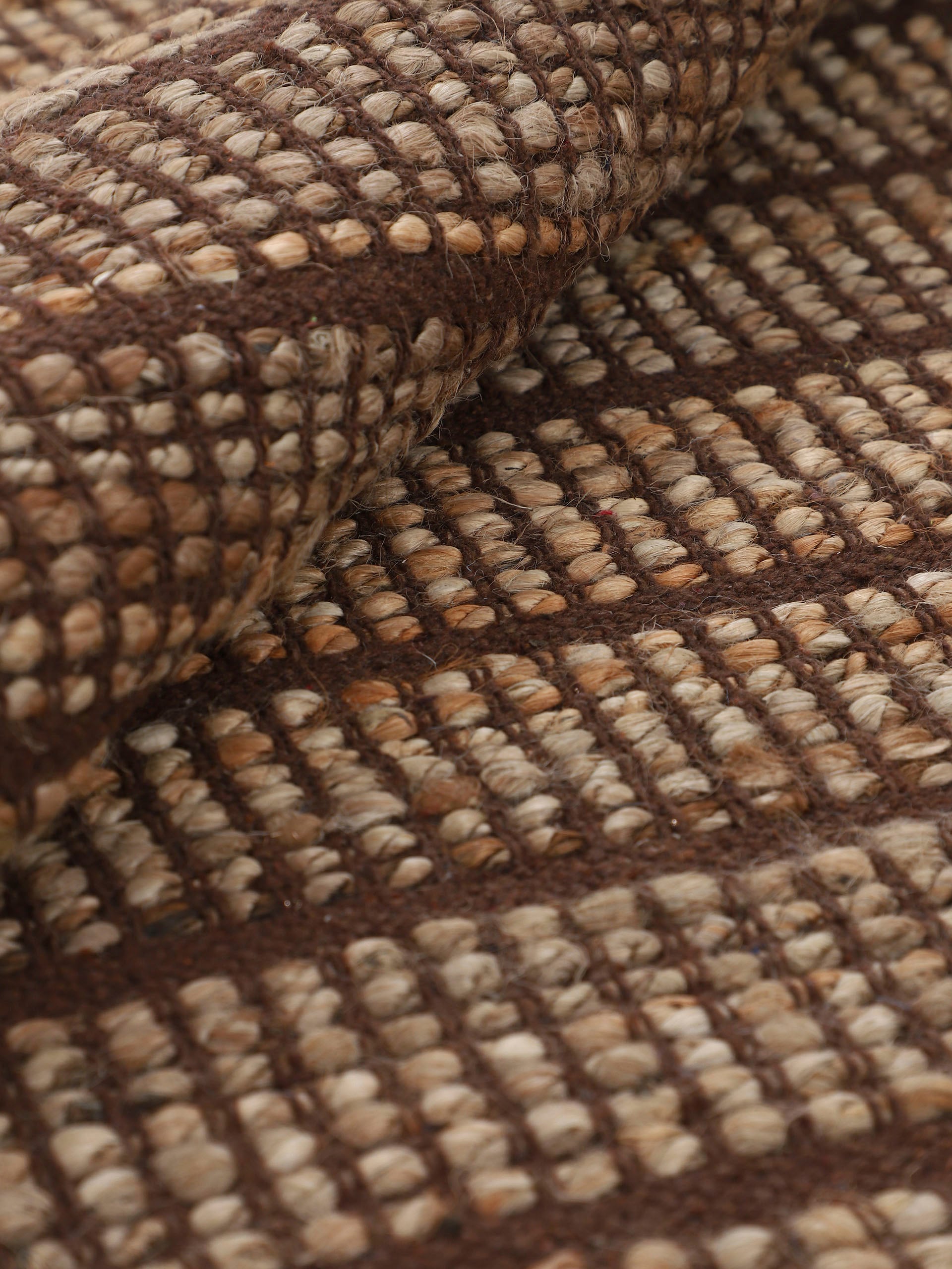 carpetfine Teppich »Lara«, rechteckig, 6 mm Höhe, Wendeteppich aus Jute/Baumwolle, Wohnzimmer