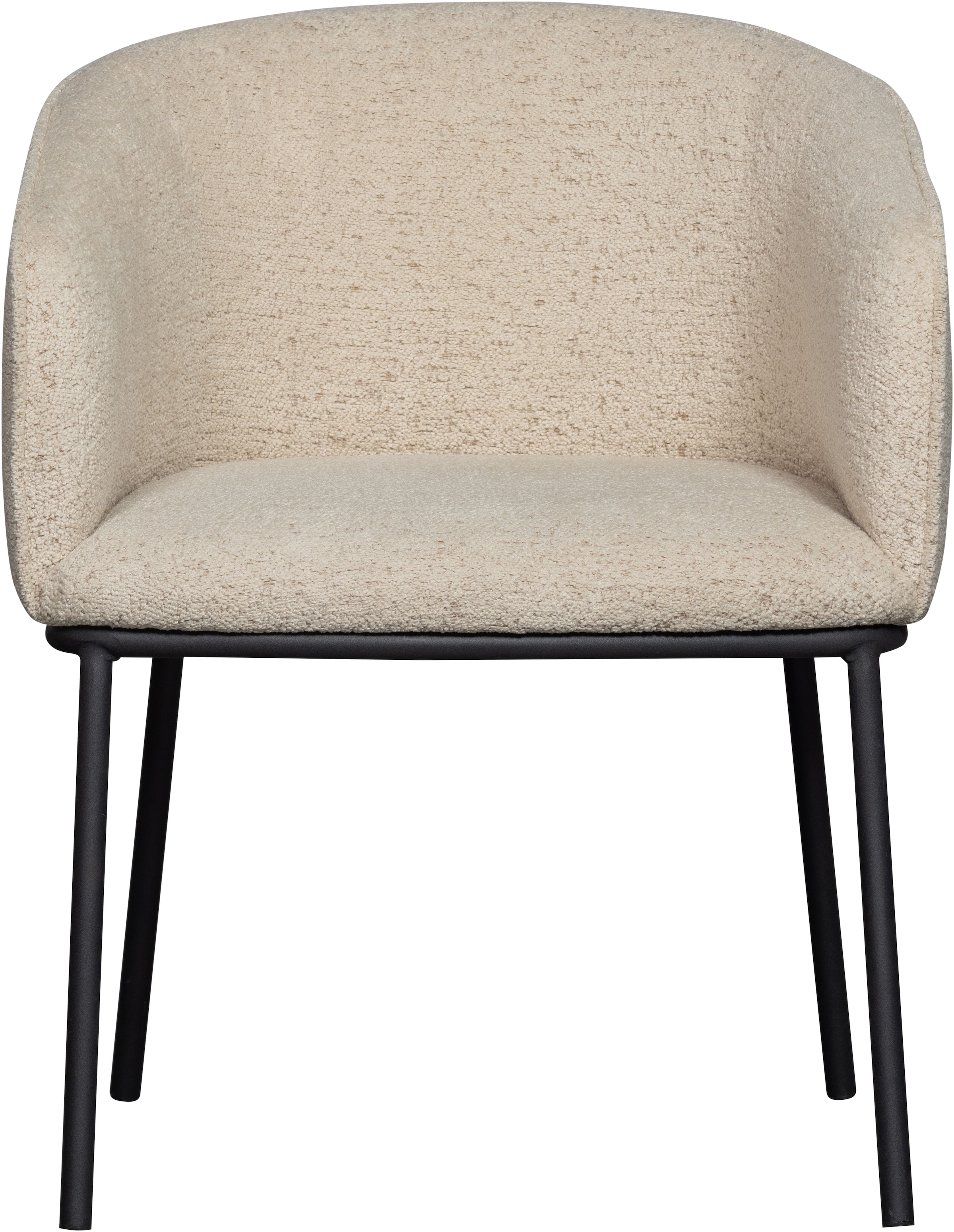 WOOOD Chaise de salle à manger »Leon mit Happy-Bouclé-Bezug und Metallgestell, B 61 x T 63 x H 77 cm« () Capacité de charge 100 kg, facile à monter, facile d'entretien