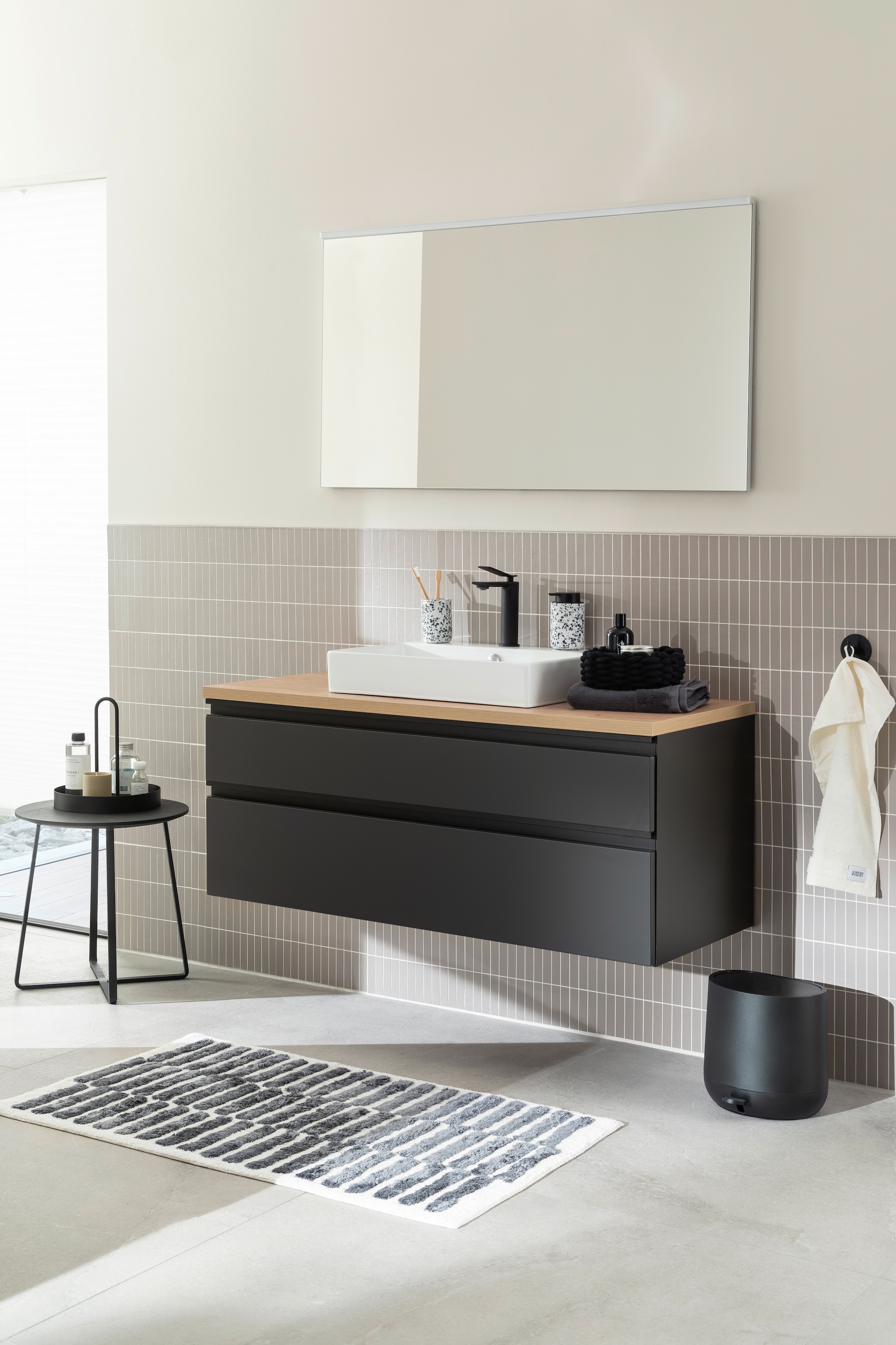 SCHÖNER WOHNEN-Kollektion Badematte »Barbados 231« Höhe 17 mm fussbodenheizungsgeeignet kuschelweicher Badezimmerteppich, waschbar