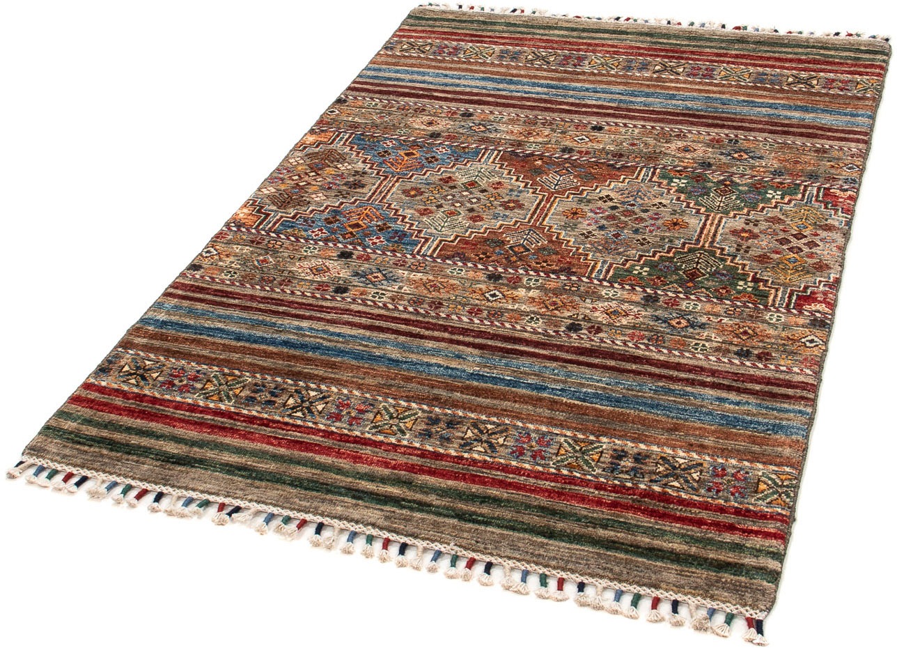 Image of morgenland Orientteppich »Ziegler - 153 x 101 cm - mehrfarbig«, rechteckig, 6 mm Höhe, Wohnzimmer, Handgeknüpft, Einzelstück mit Zertifikat bei Ackermann Versand Schweiz