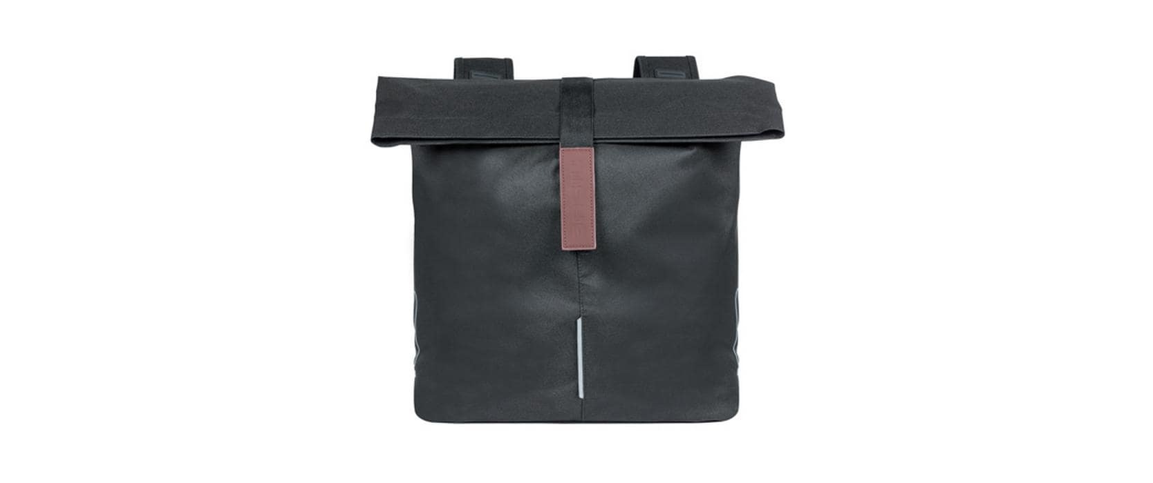 Basil sac à vélo double City 28-32 litres polyester noir